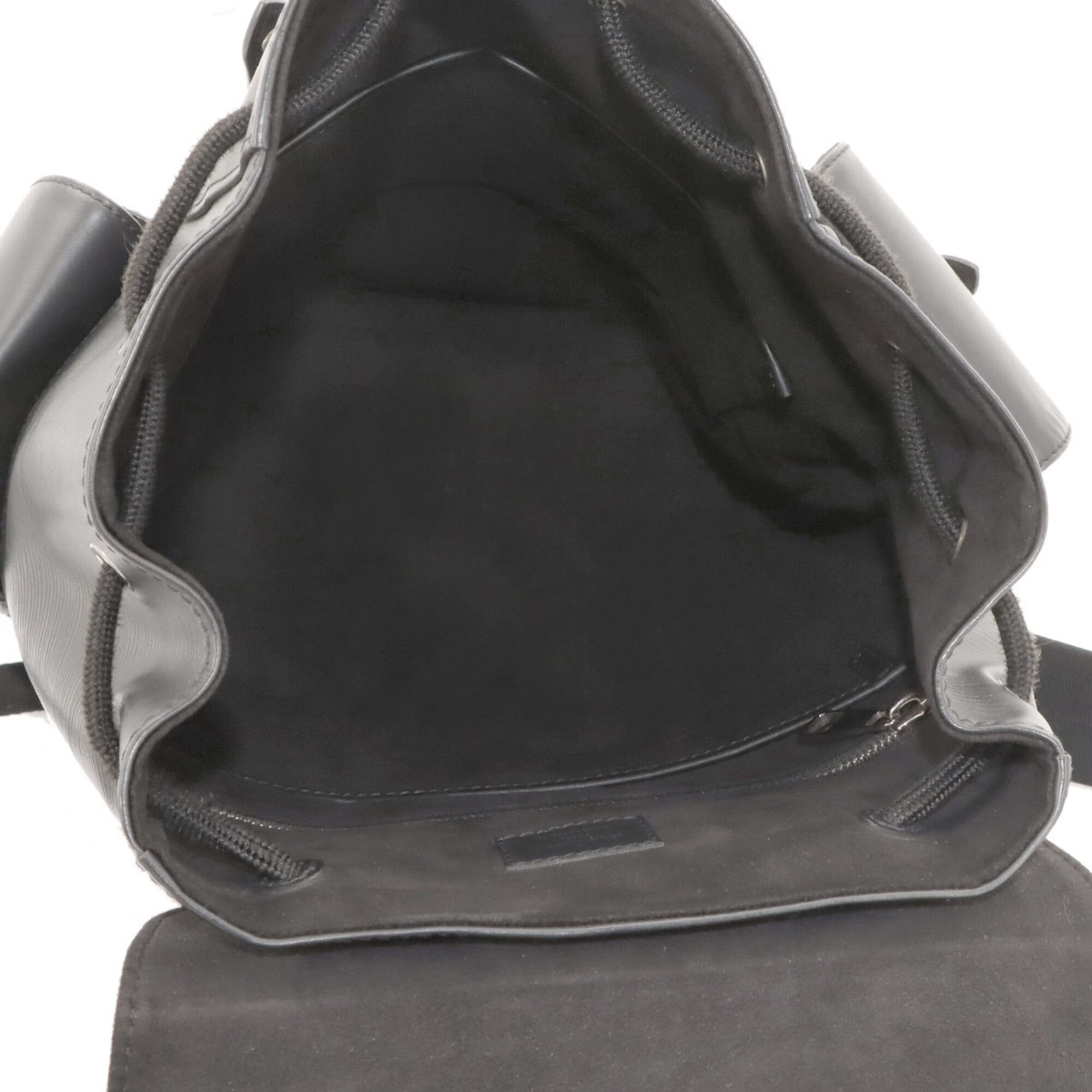 Louis Vuitton Noir Epi Leather Backpack (Pre-Owned)
