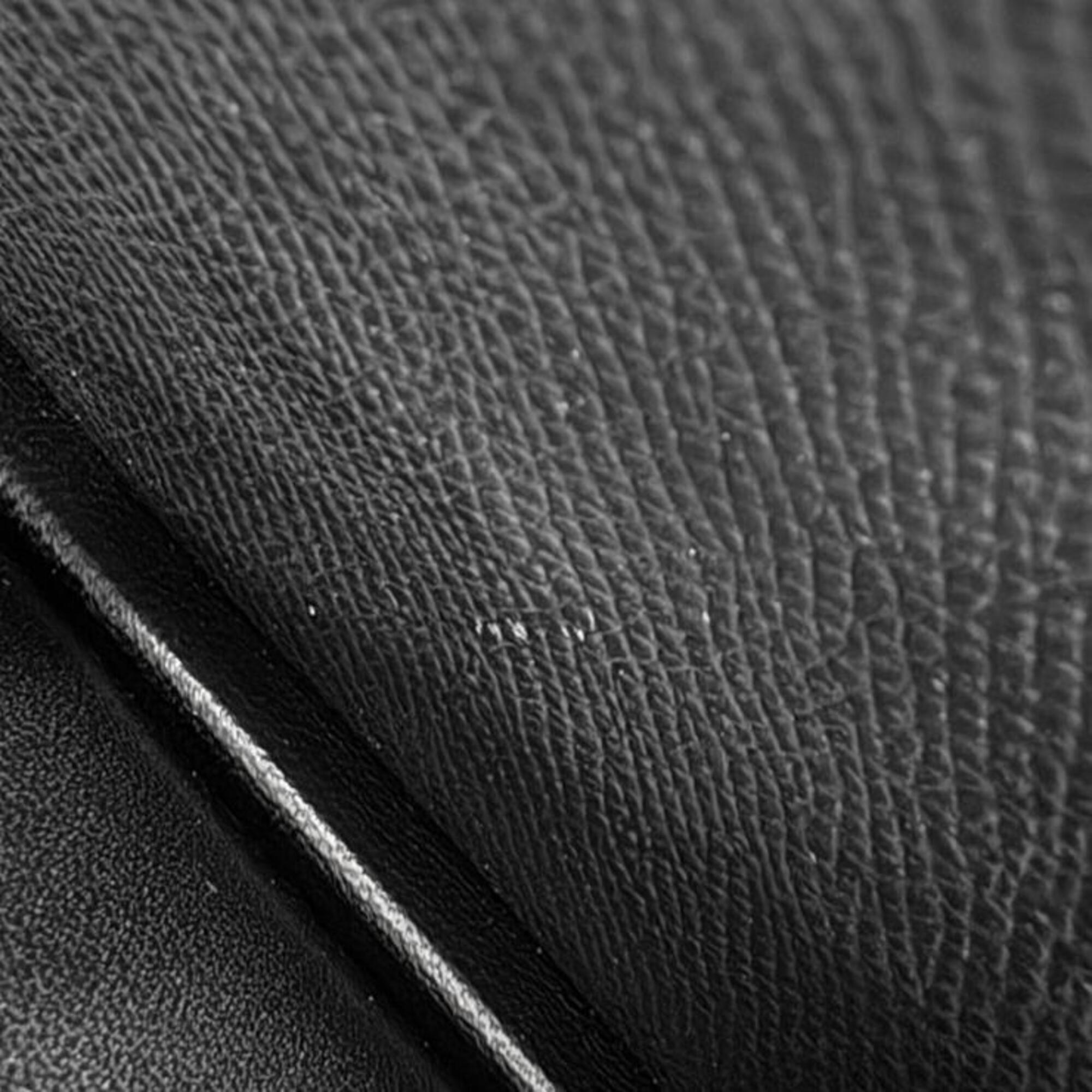 Hermes Black Epsom Leather Long Wallet (Bi-Fold) (Pre-Owned)