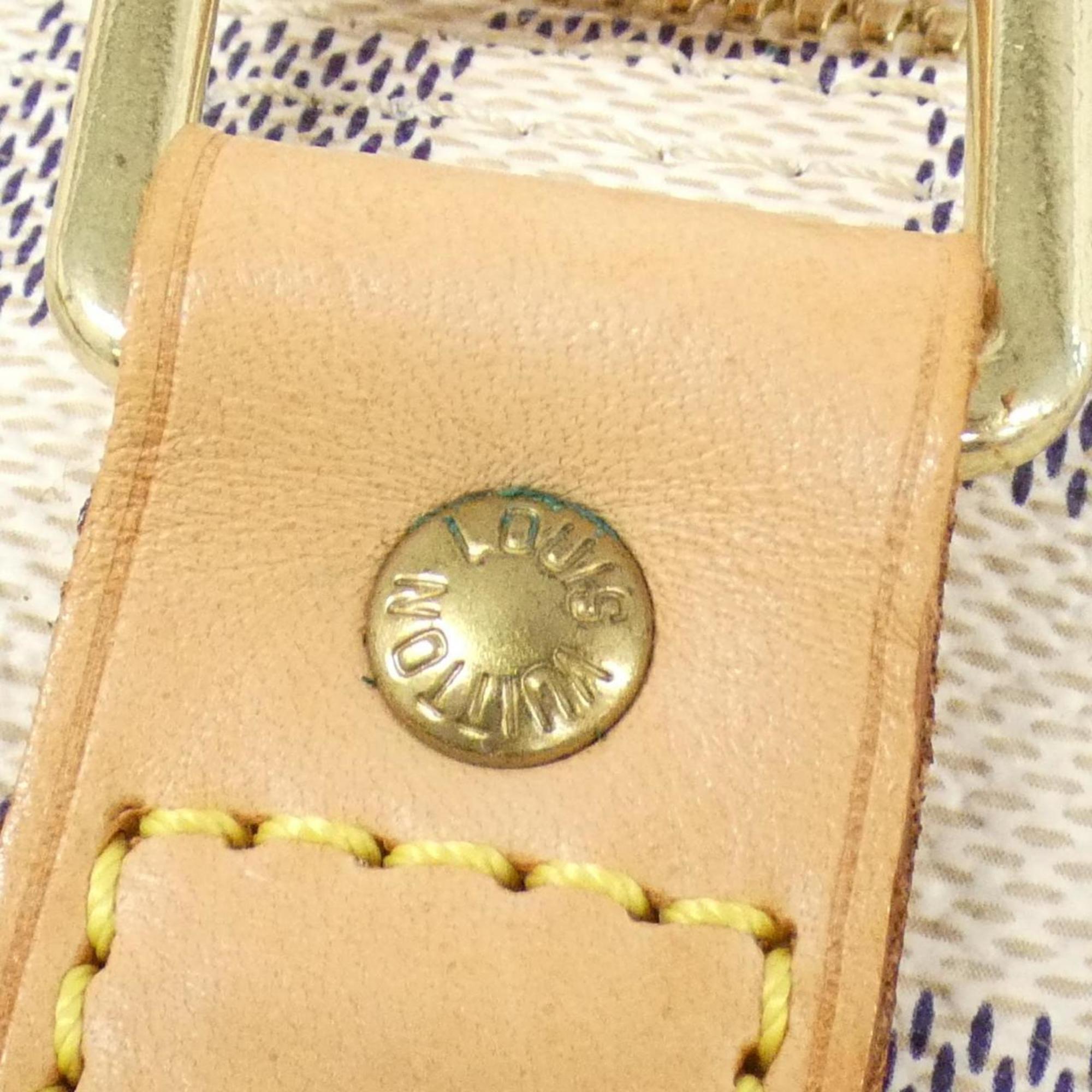 Louis Vuitton Azur Coated Canvas Boston Bag (Pre-Owned)