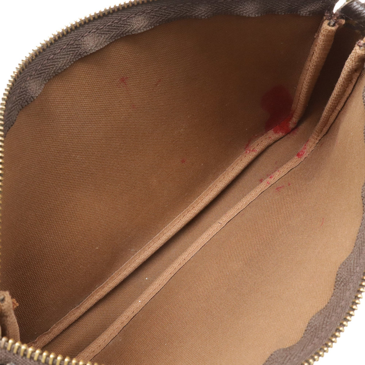 Louis Vuitton Brown Monogram Canvas Handbag Pochette Pouch (Pre-Owned)