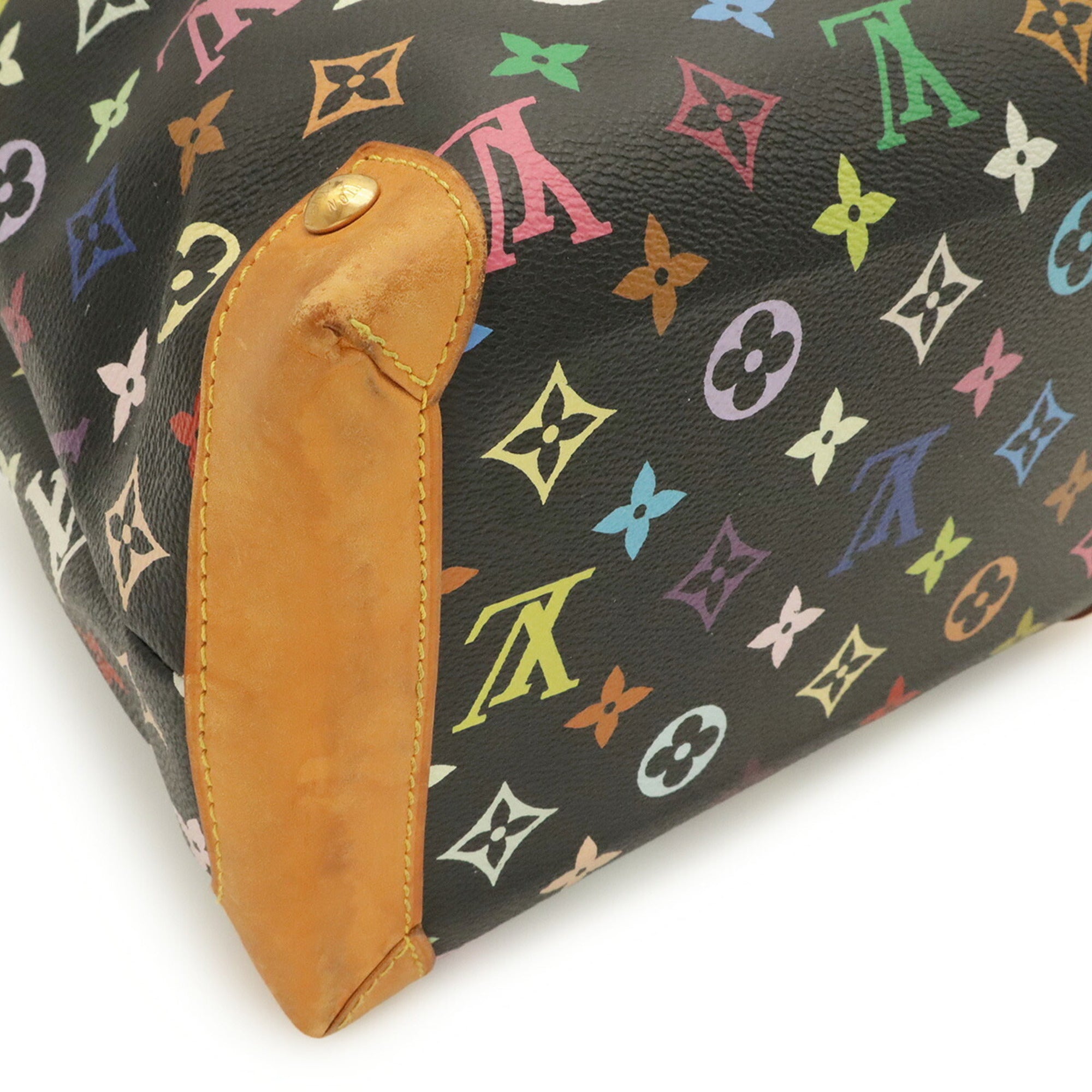 Louis Vuitton Black Monogram Multi-Color Noir Monogram Multicolore Handbag (Pre-Owned)