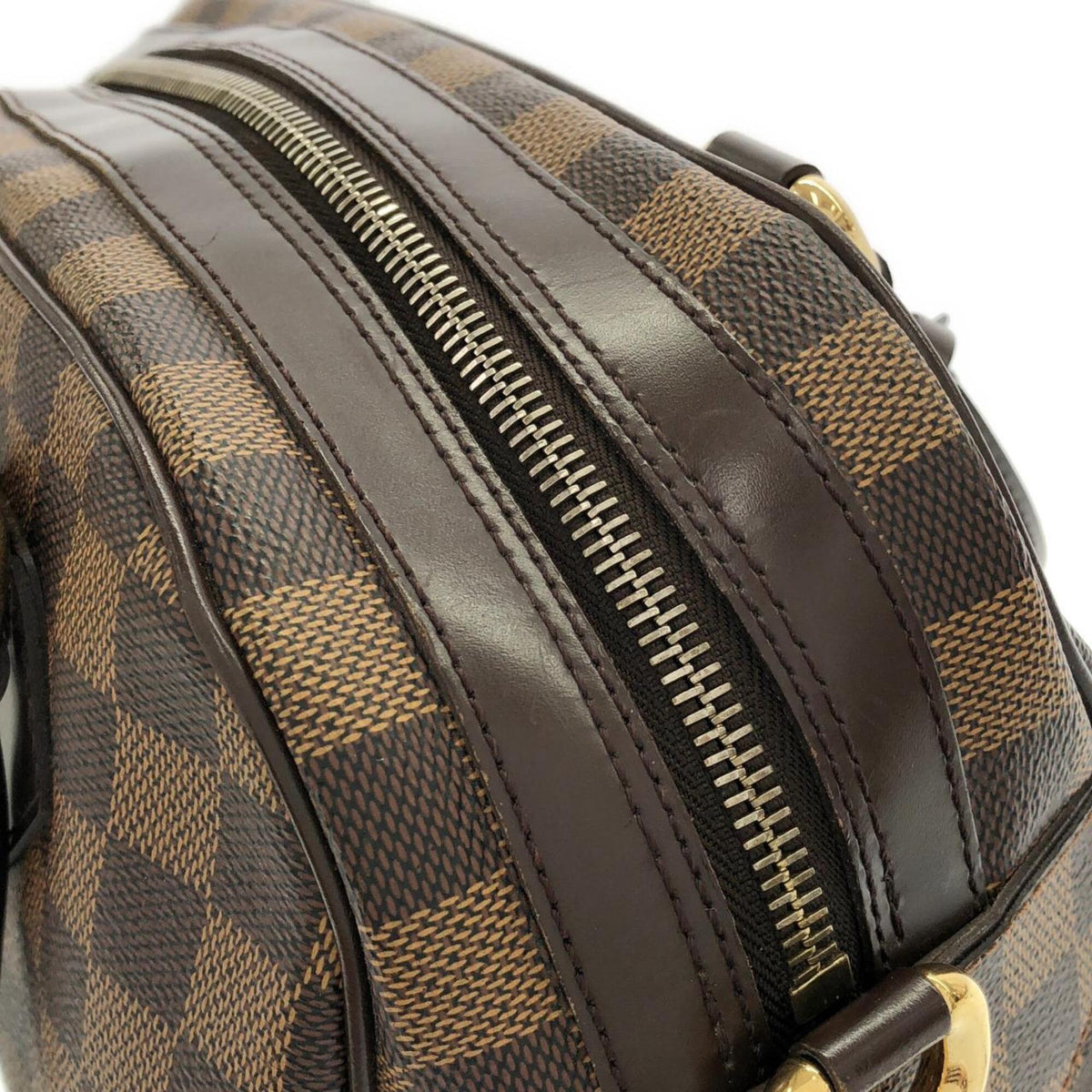 Louis Vuitton Brown Coated Canvas Handbag (Pre-Owned)