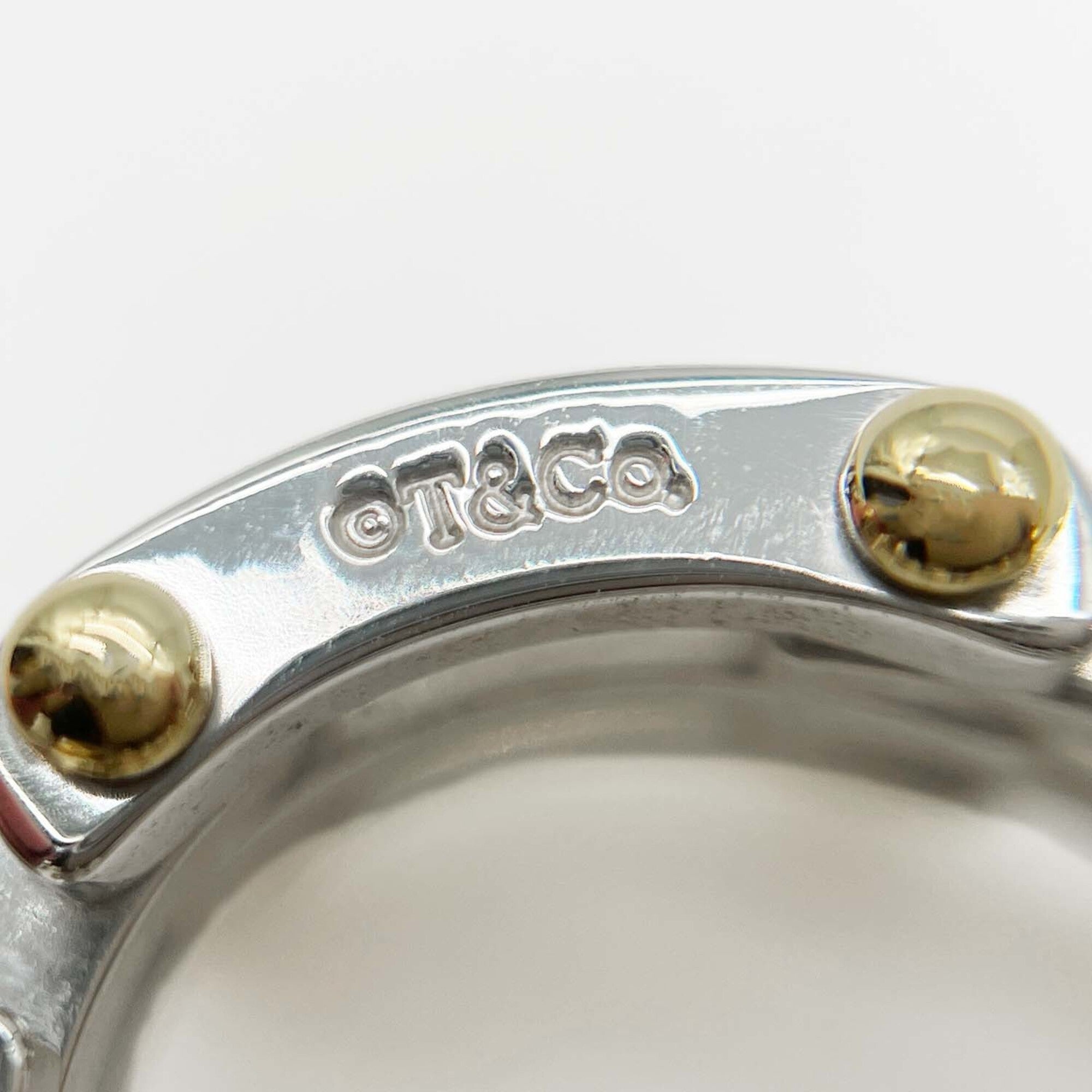 Tiffany Yellow Gold (18K) Silver 925 Band Ring (Pre-Owned)