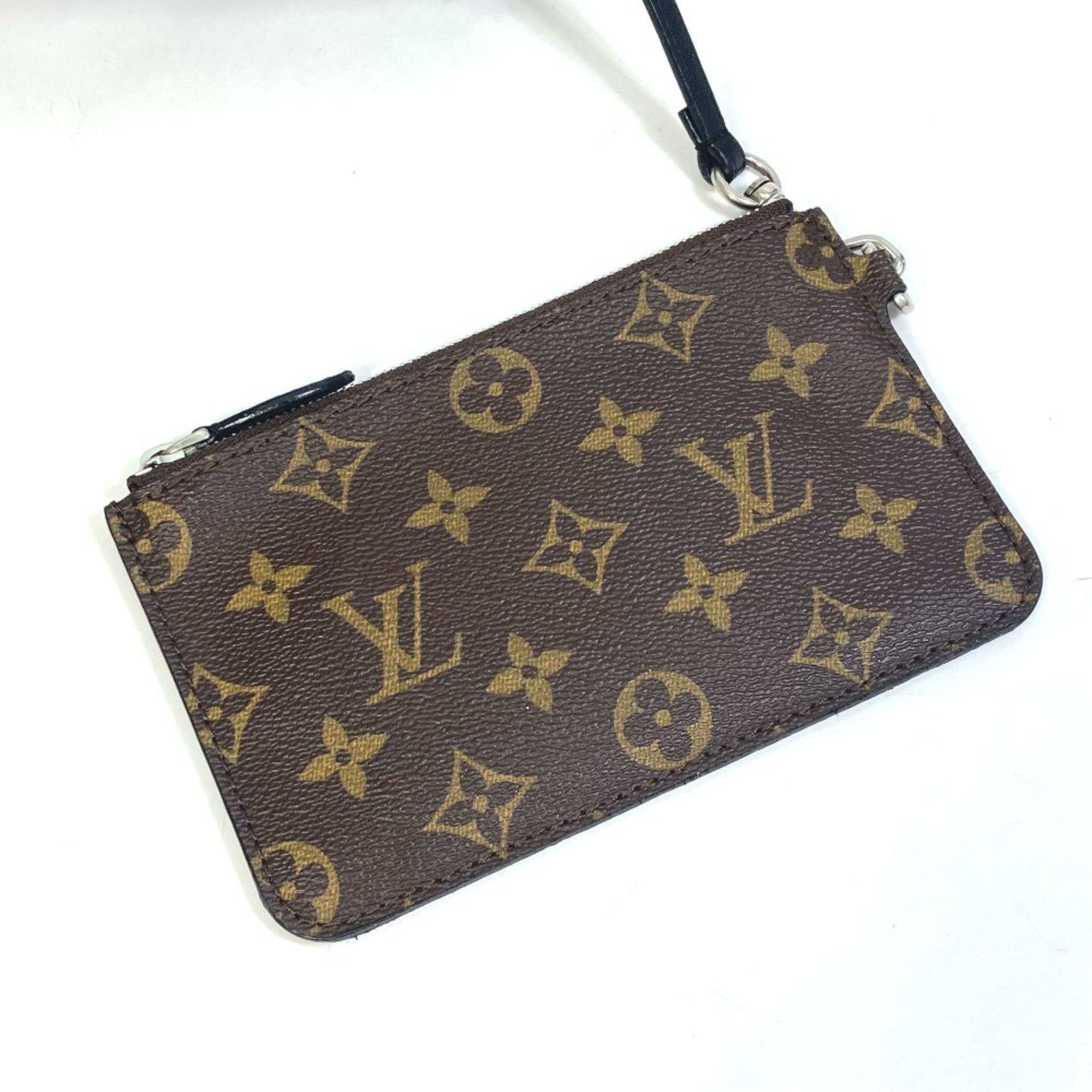 Louis Vuitton Black Brown Monogram Noir Monogram Leather Shoulder Bag (Pre-Owned)