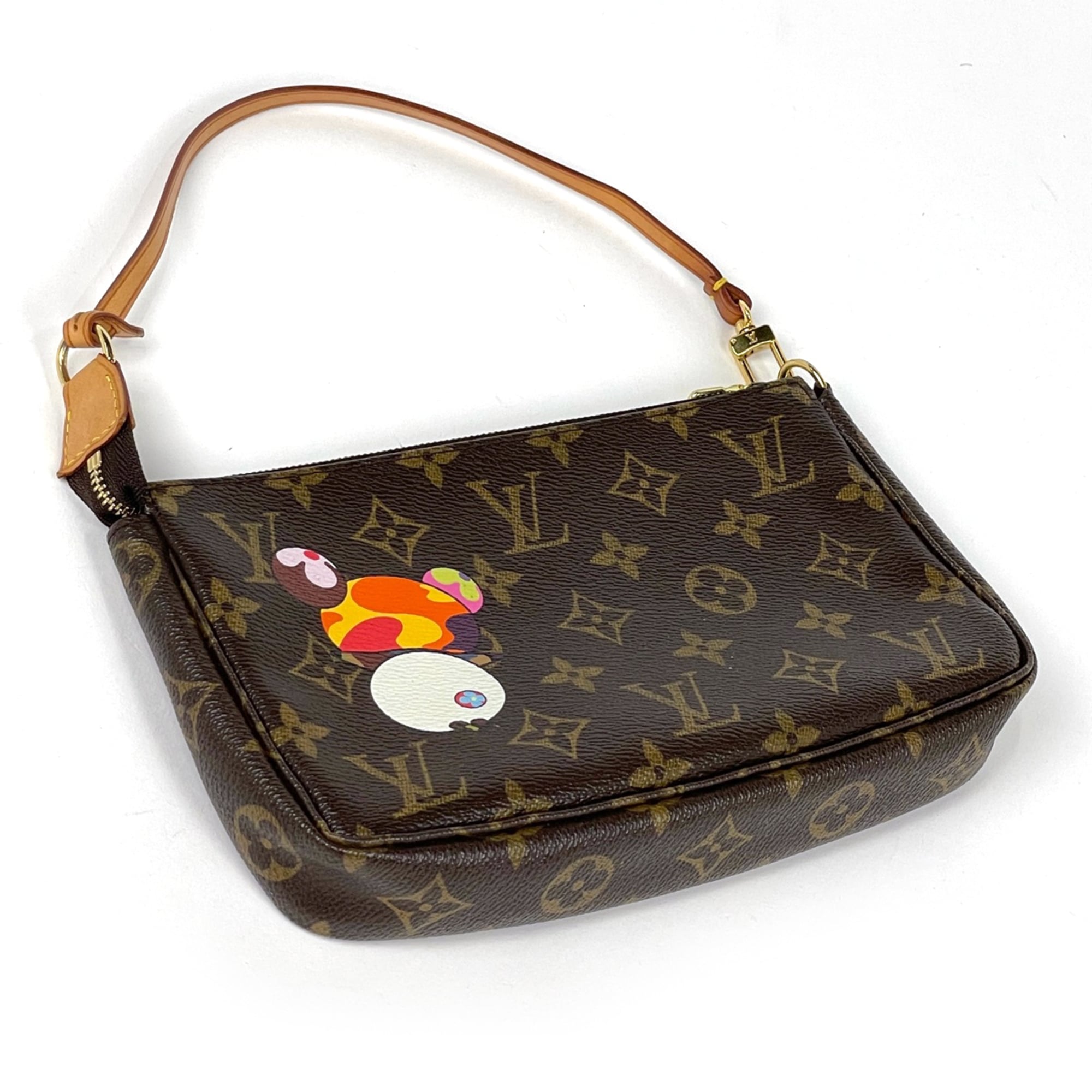 Louis Vuitton Monogram Panda Monogram Pochette Pouch (Pre-Owned)