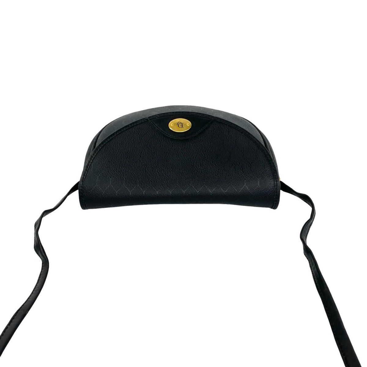 Christian Dior Black Leather Pvc Pochette Shoulder Bag (Pre-Owned)