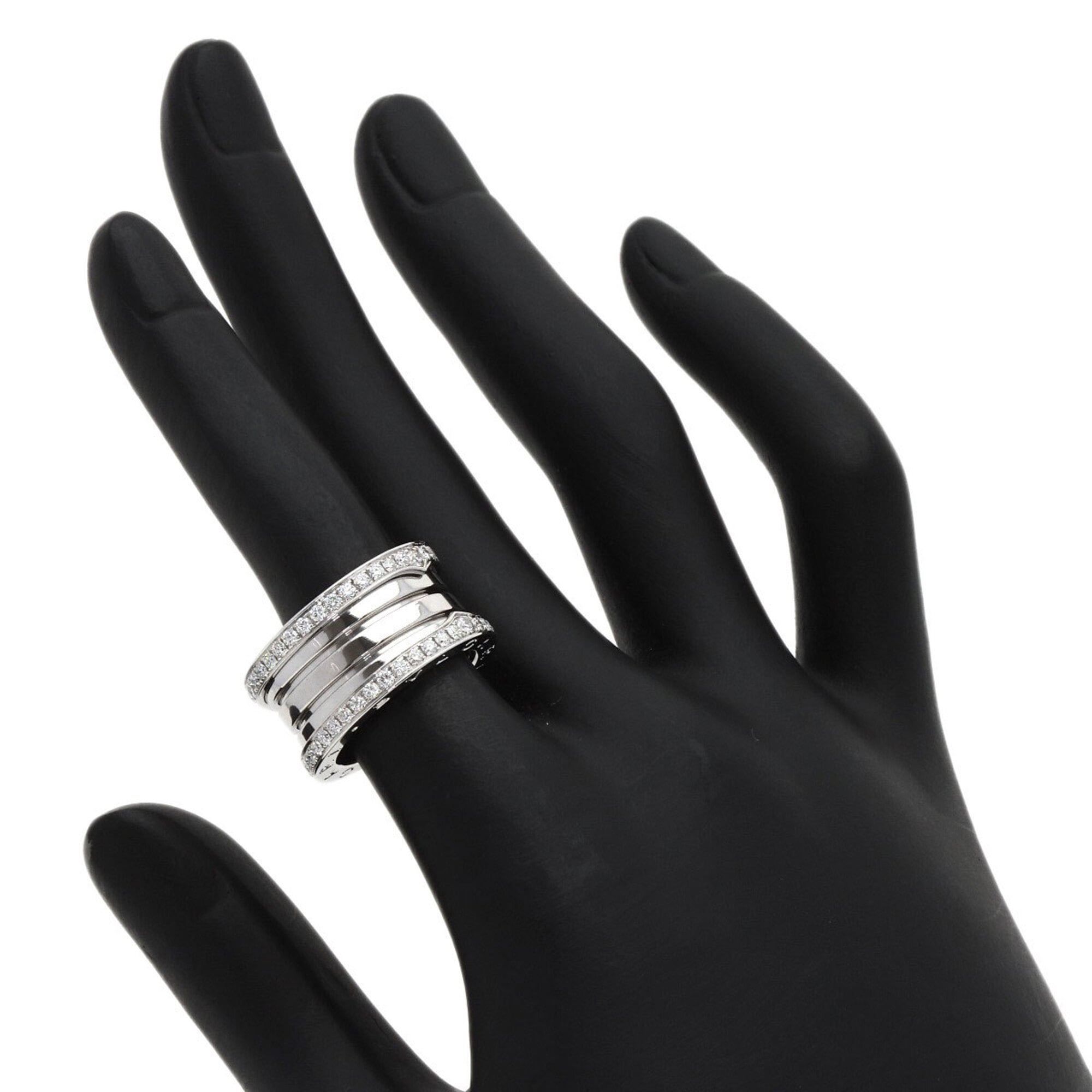 Bvlgari White Gold (18K) Band Ring (Pre-Owned)
