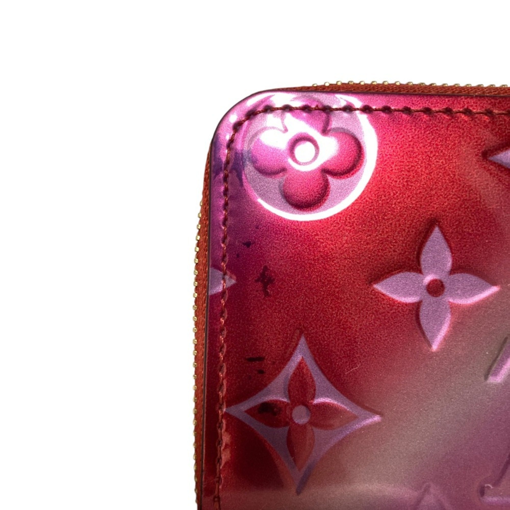 Louis Vuitton Monogram Vernis Metallic Pink Monogram Vernis Coin Purse/Coin Case (Pre-Owned)