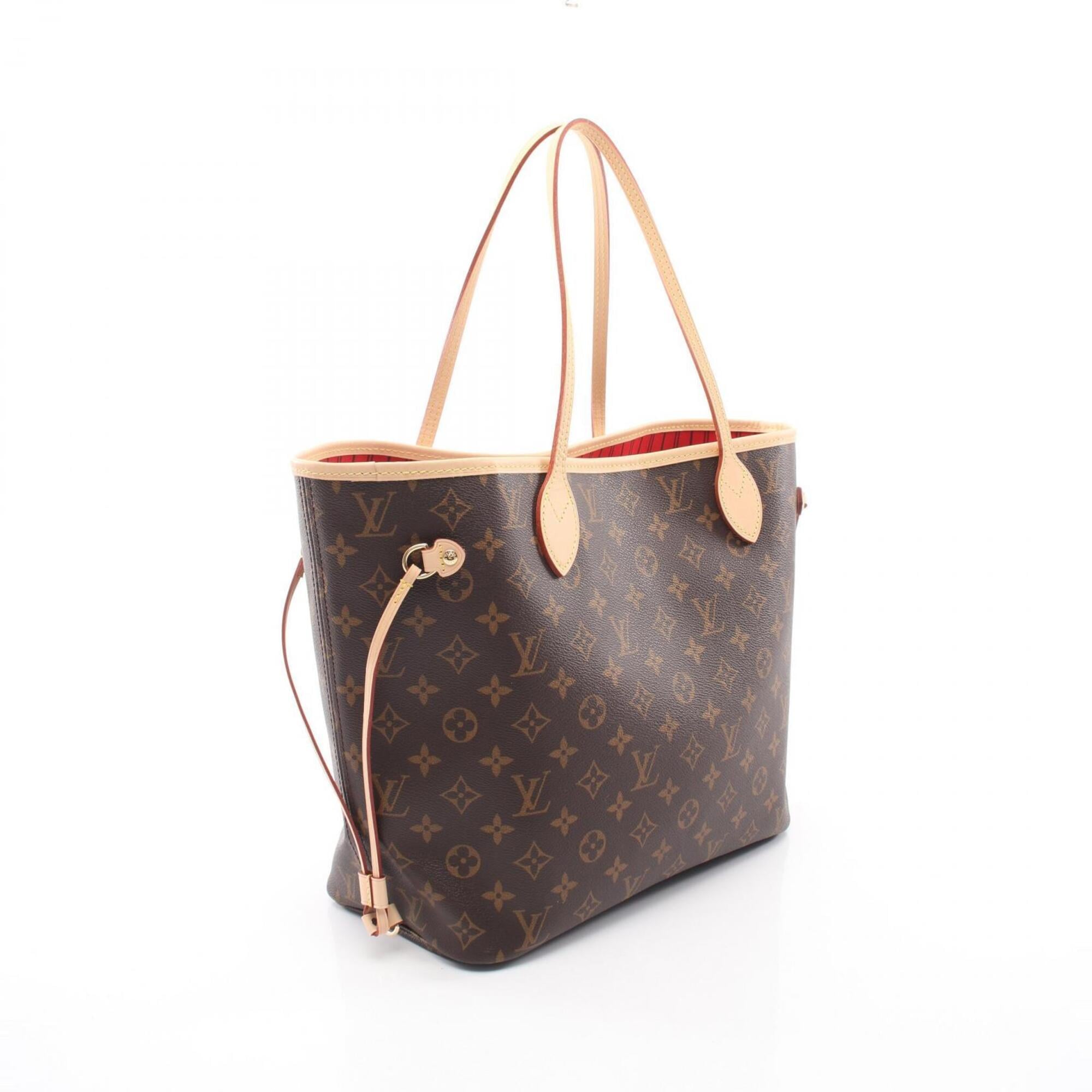 Louis Vuitton Brown Cerise Coated Canvas Leather Handbag Pouch Tote Bag (Pre-Owned)