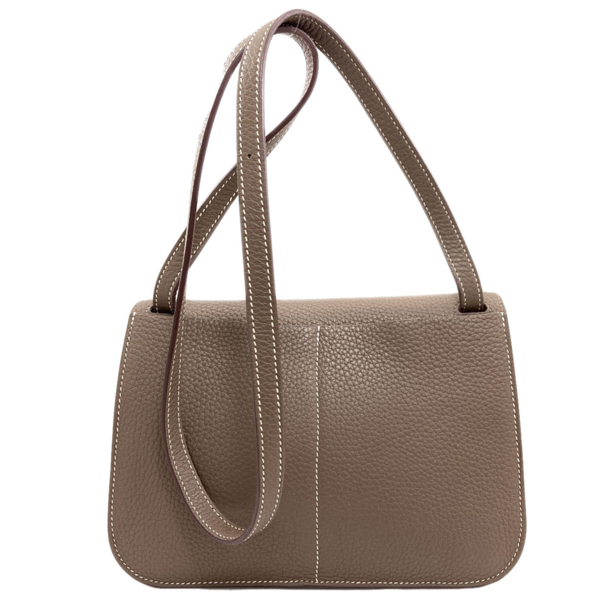 Hermes Etoupe Gray Handbag (Pre-Owned)