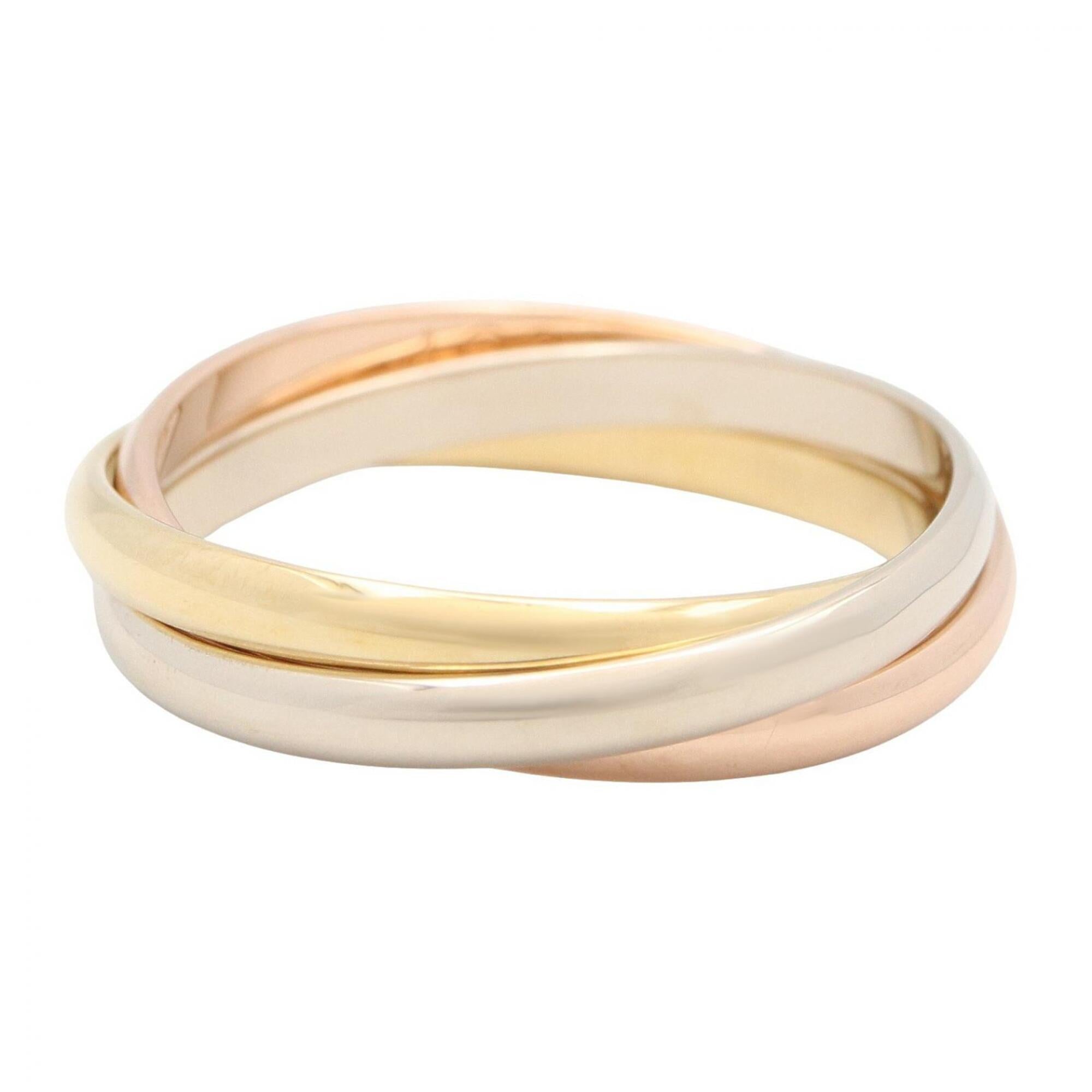 Cartier Gold Silver Yellow Gold (18K) Pink Gold (18K) White Gold (18K) Band Ring (Pre-Owned)