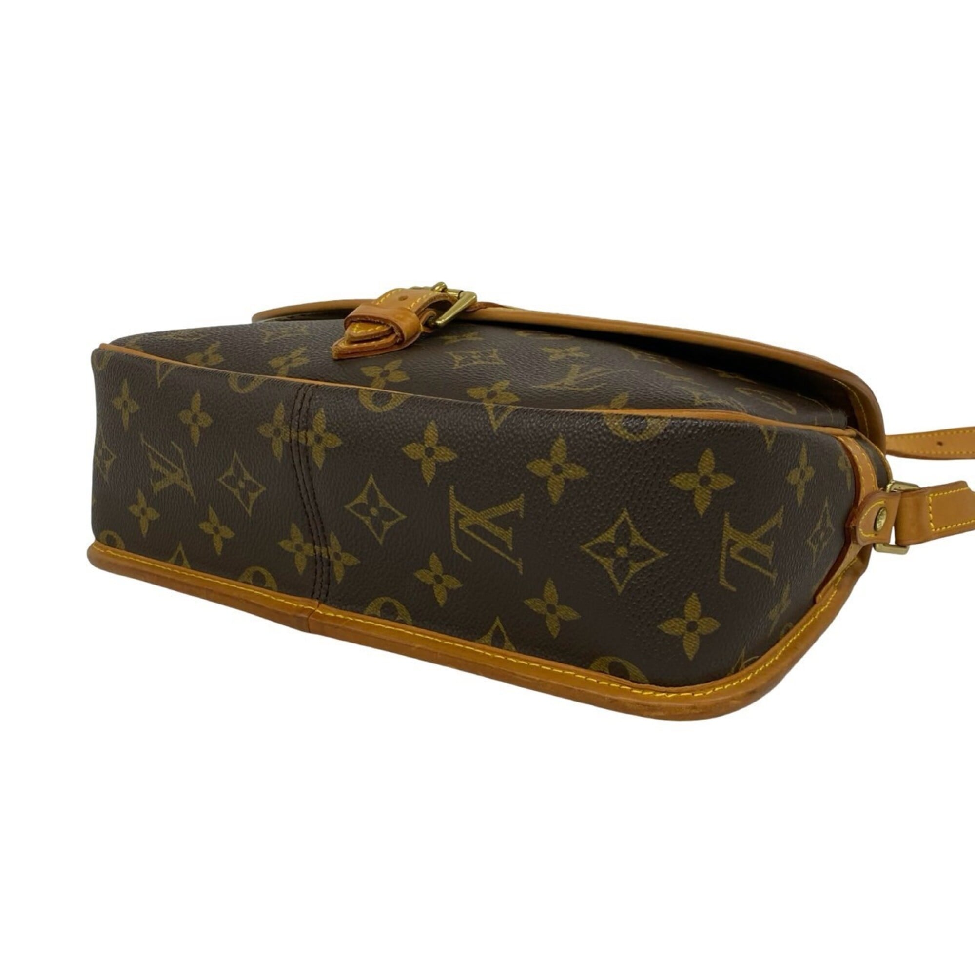 Louis Vuitton Brown Leather Pvc Pochette Shoulder Bag (Pre-Owned)