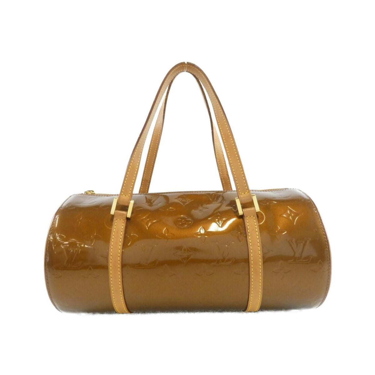 Louis Vuitton Bronze Leather Handbag (Pre-Owned)