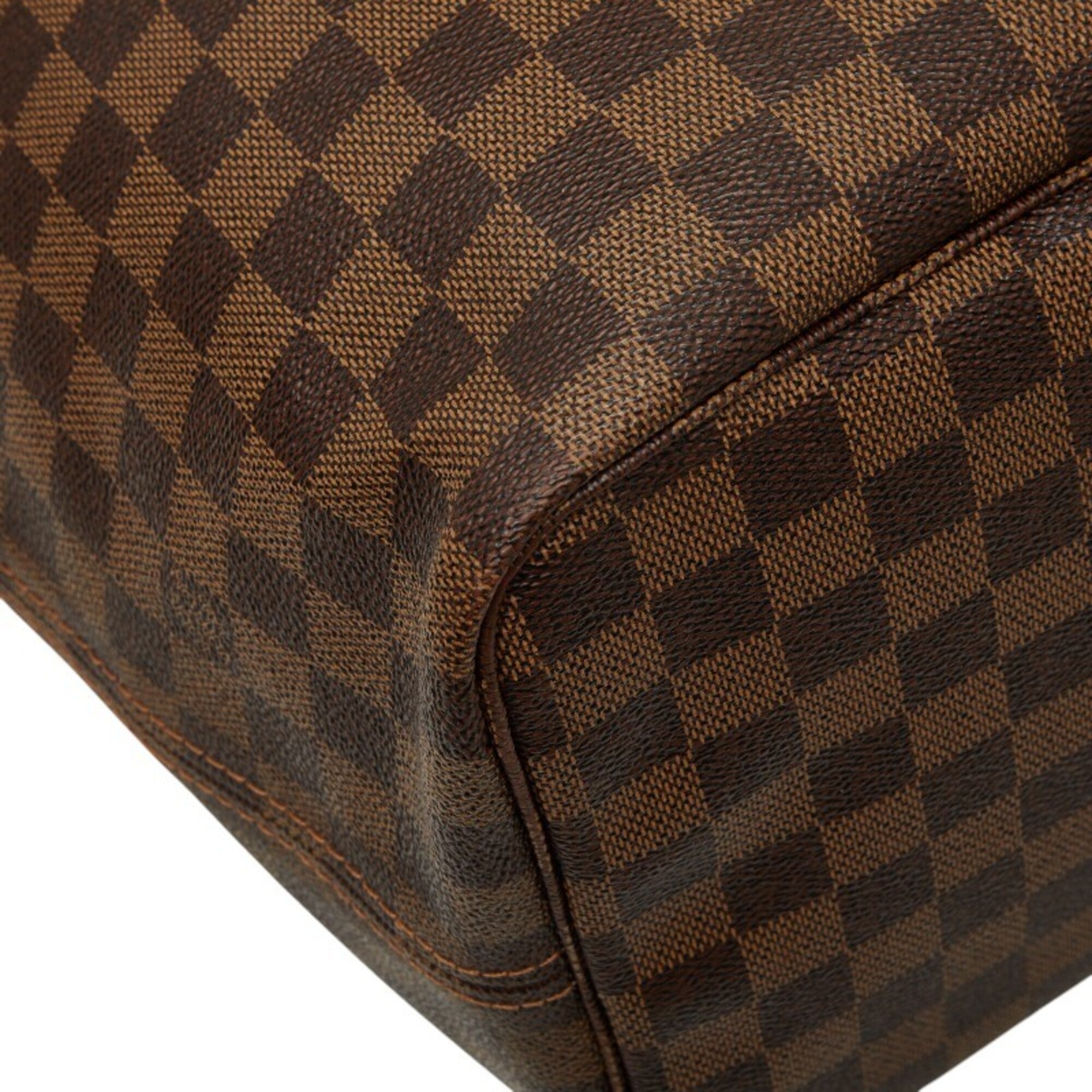 Louis Vuitton Brown Pvc Leather Shoulder Bag Tote Bag (Pre-Owned)
