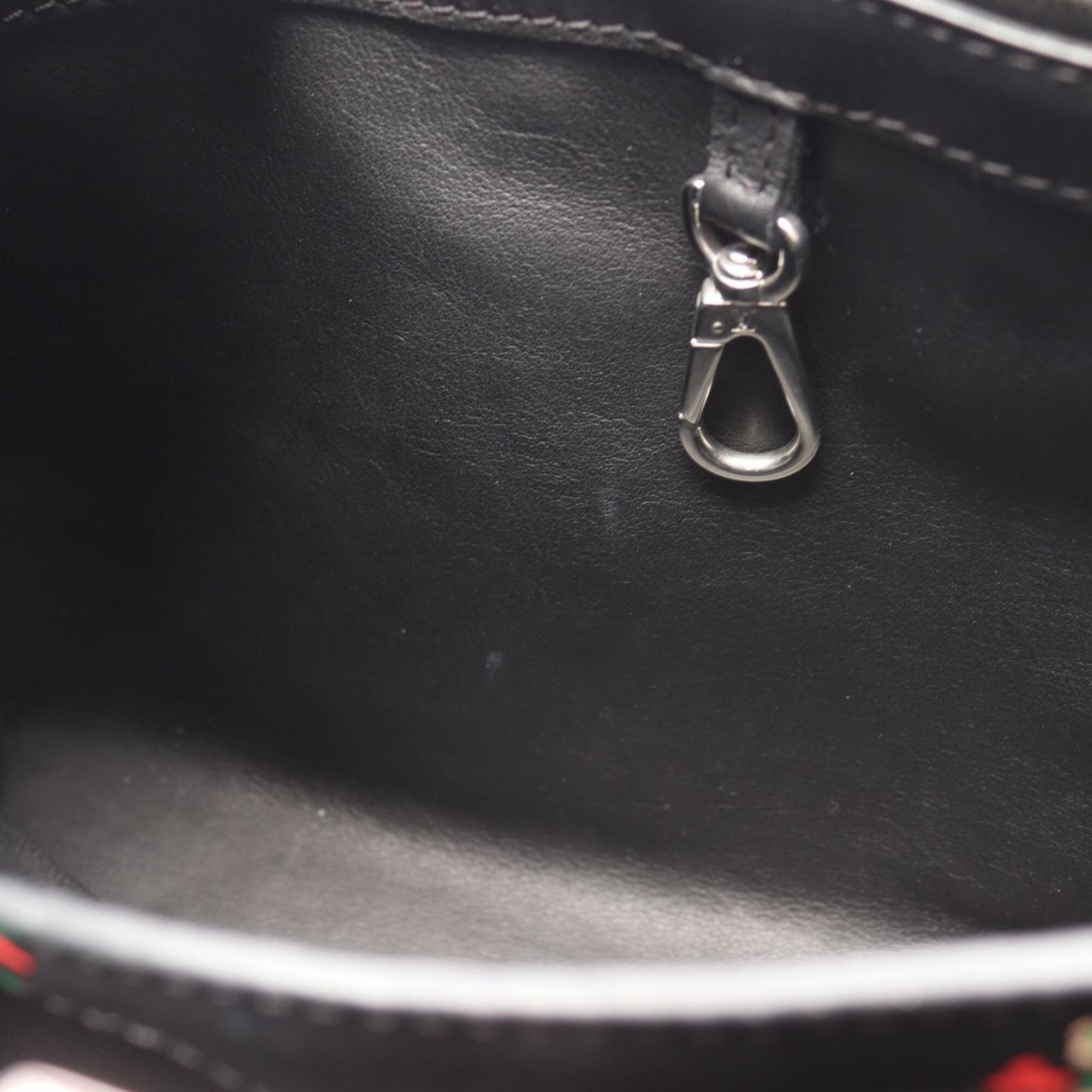 Louis Vuitton Black Multi-Color Leather Handbag (Pre-Owned)