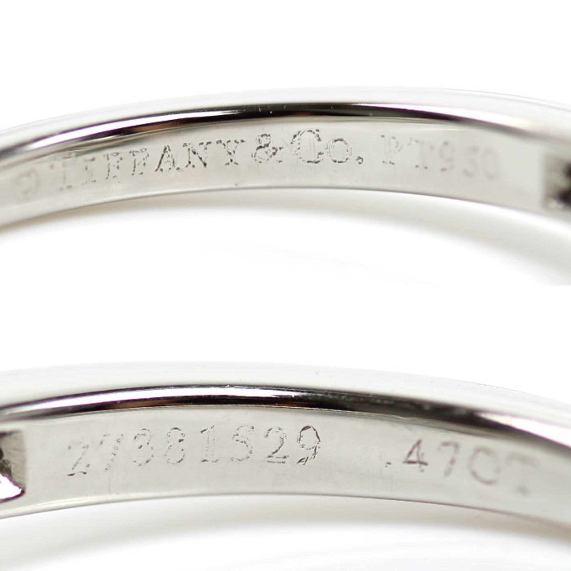 Tiffany Platinum 950 Band Ring (Pre-Owned)