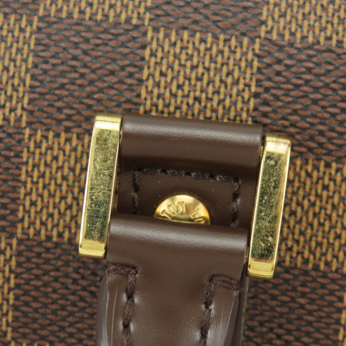 Louis Vuitton Damier Brown Damier Canvas Handbag (Pre-Owned)
