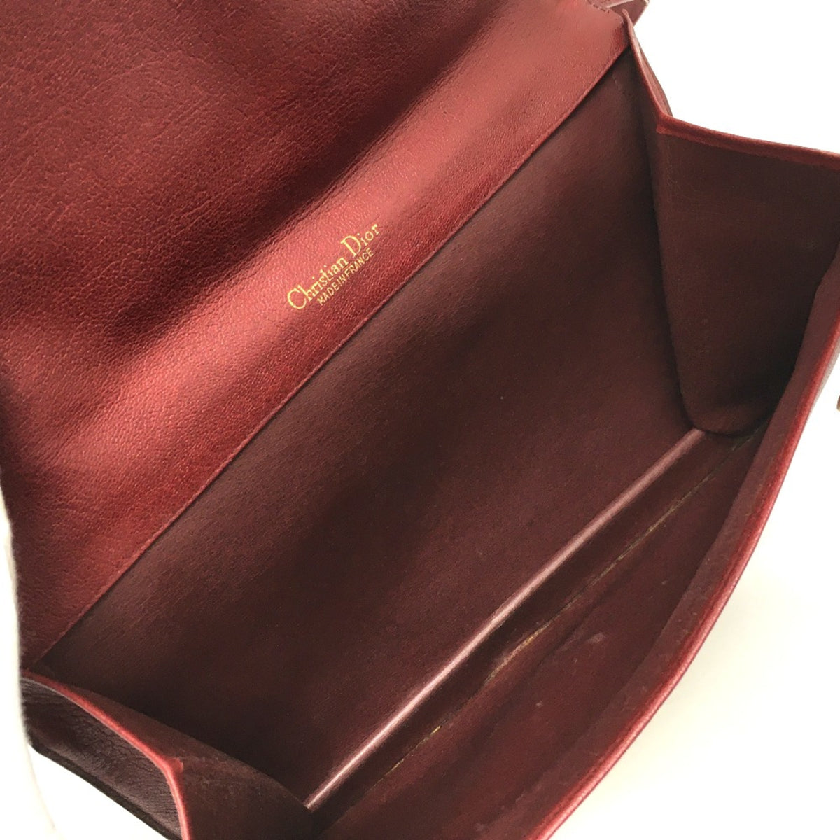 Christian Dior Red Leather Shoulder Bag (Pre-Owned)