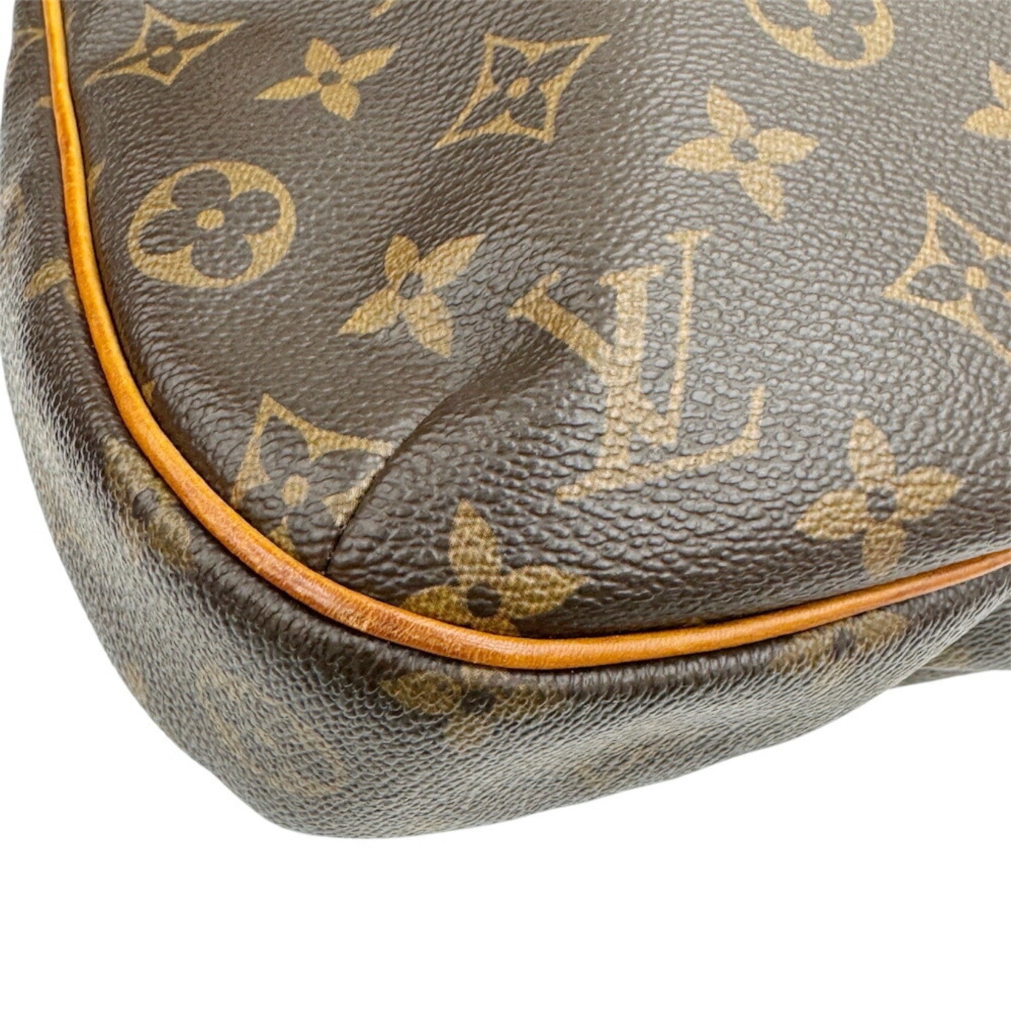Louis Vuitton Brown Monogram Canvas Shoulder Bag (Pre-Owned)