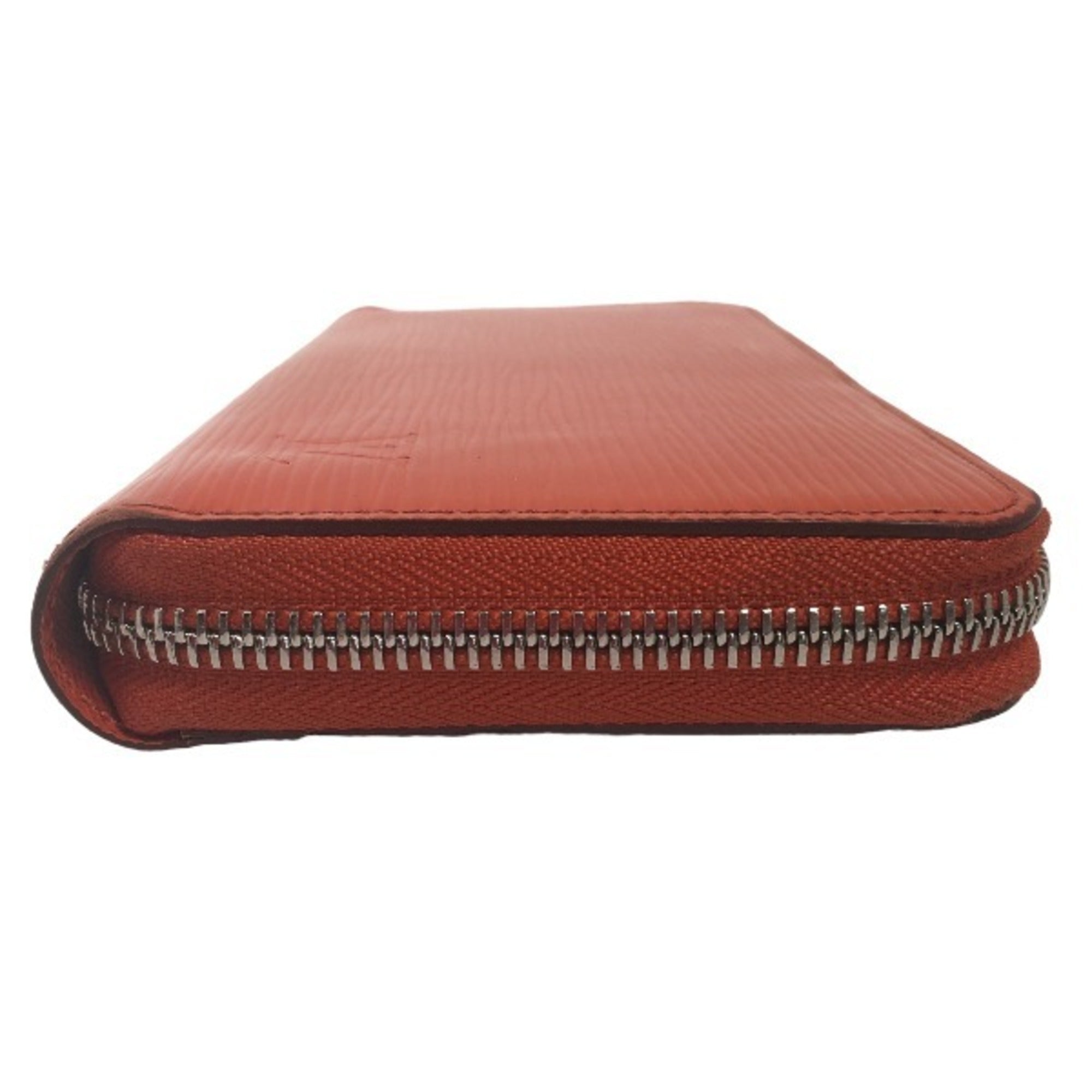 Louis Vuitton Epi Orange Epi Leather Long Wallet (Bi-Fold) (Pre-Owned)
