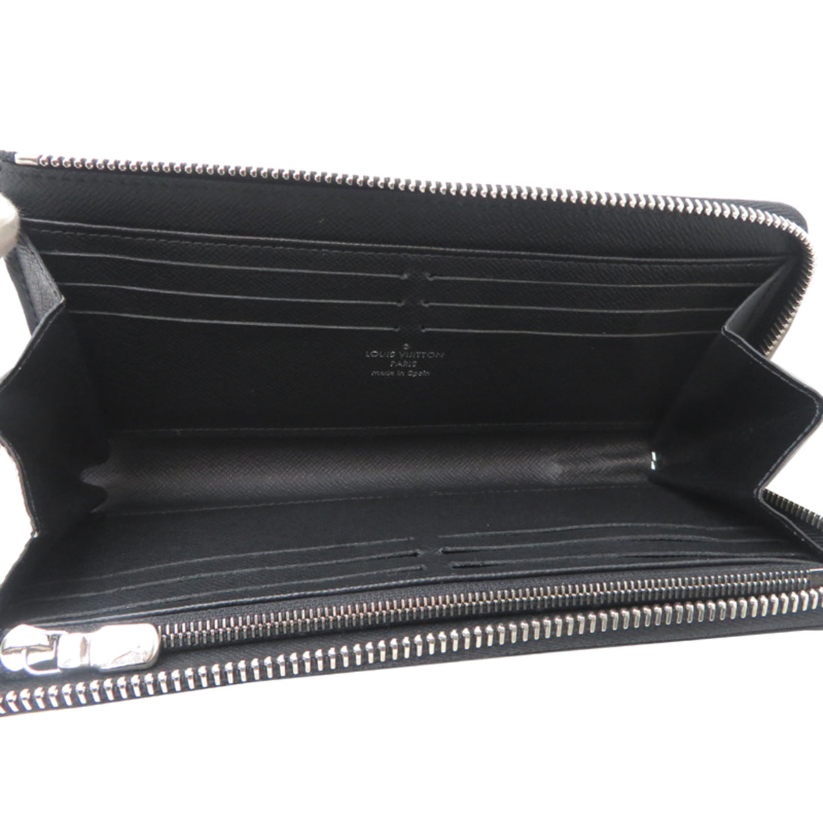 Louis Vuitton Black Damier Graphite Long Wallet (Bi-Fold) (Pre-Owned)