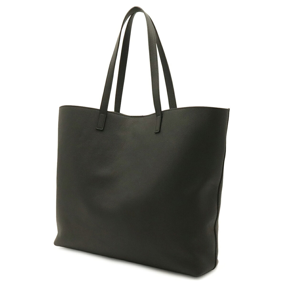 Yves Saint Laurent Black Leather Tote Bag (Pre-Owned)