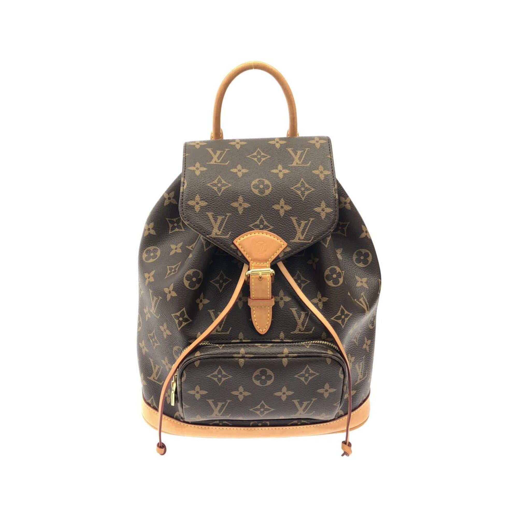 Louis Vuitton Marron Coated Canvas Backpack (Pre-Owned)
