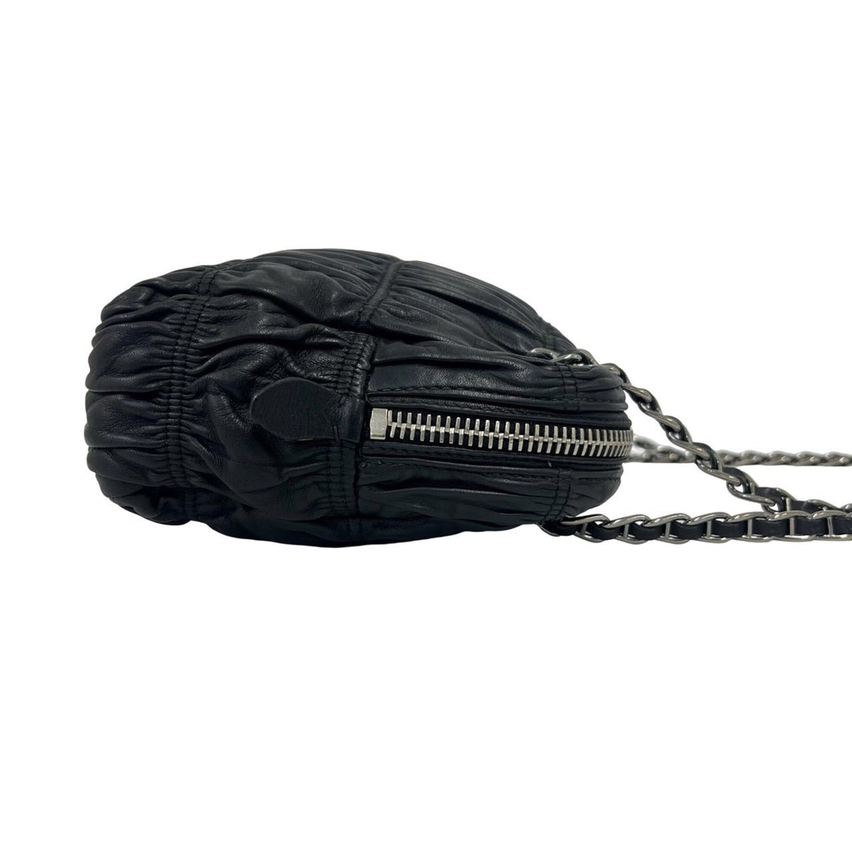 Prada Black Leather Shoulder Bag (Pre-Owned)