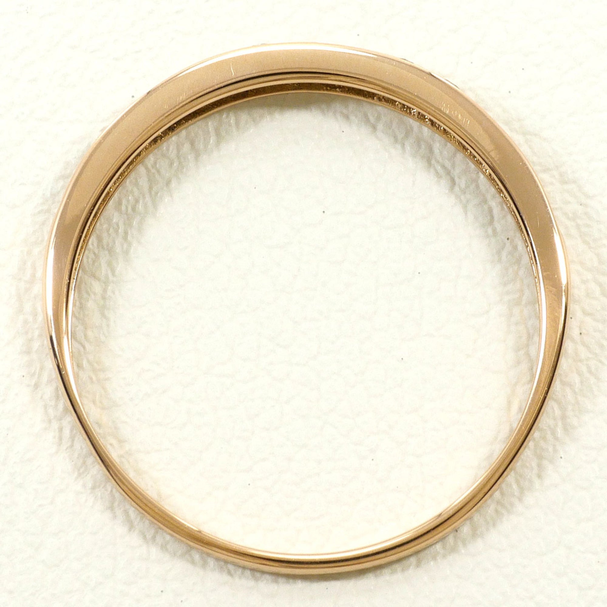 Unbranded Pink Gold Pink Gold (18K) Silver Band Ring (Pre-Owned)