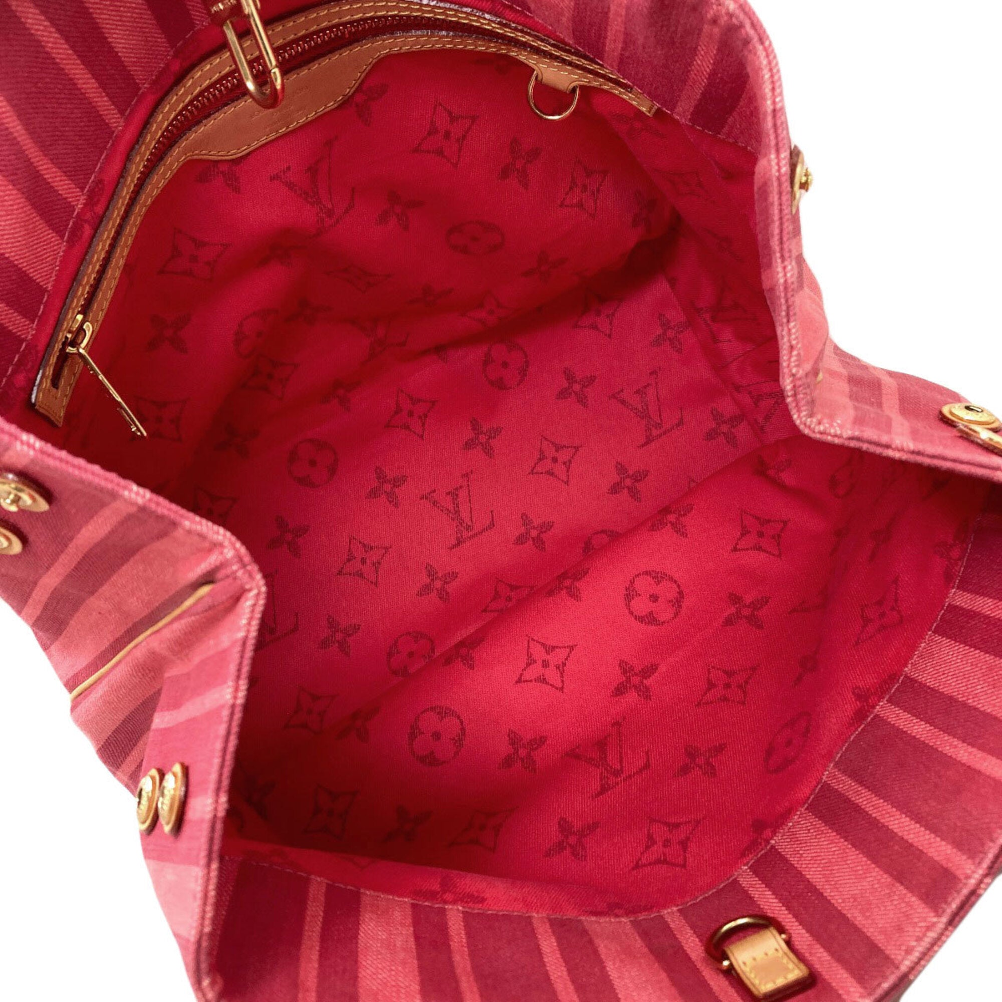 Louis Vuitton Rouge Grenadine Canvas Tote Bag (Pre-Owned)