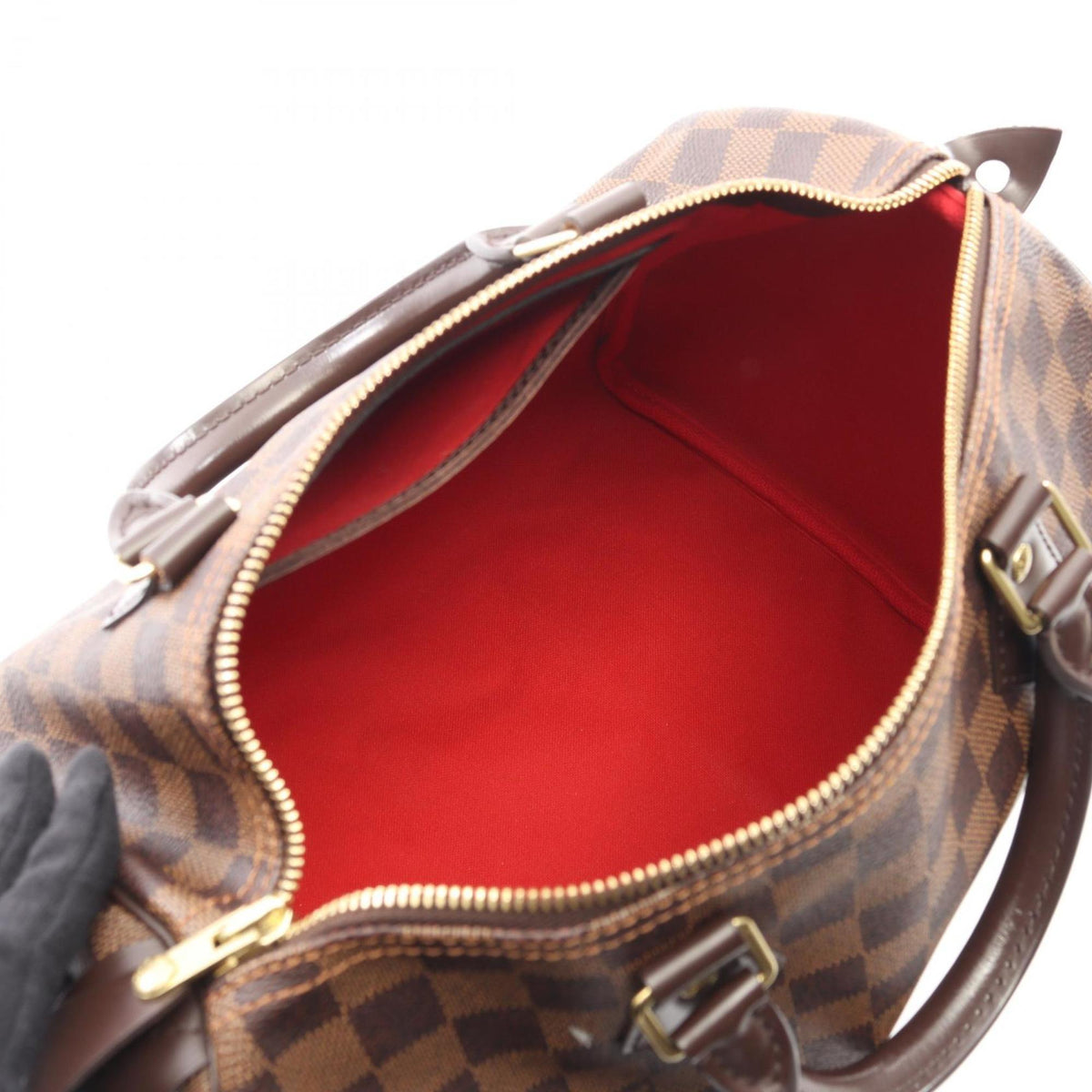 Louis Vuitton Brown Ebene Coated Canvas Leather Handbag (Pre-Owned)