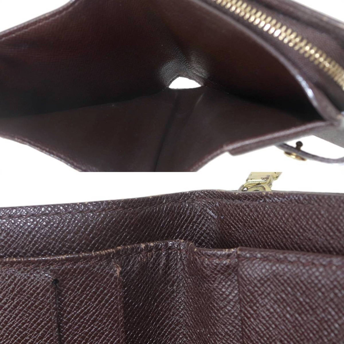 Louis Vuitton Damier Damier Canvas Ebene Wallet (Bi-Fold) (Pre-Owned)