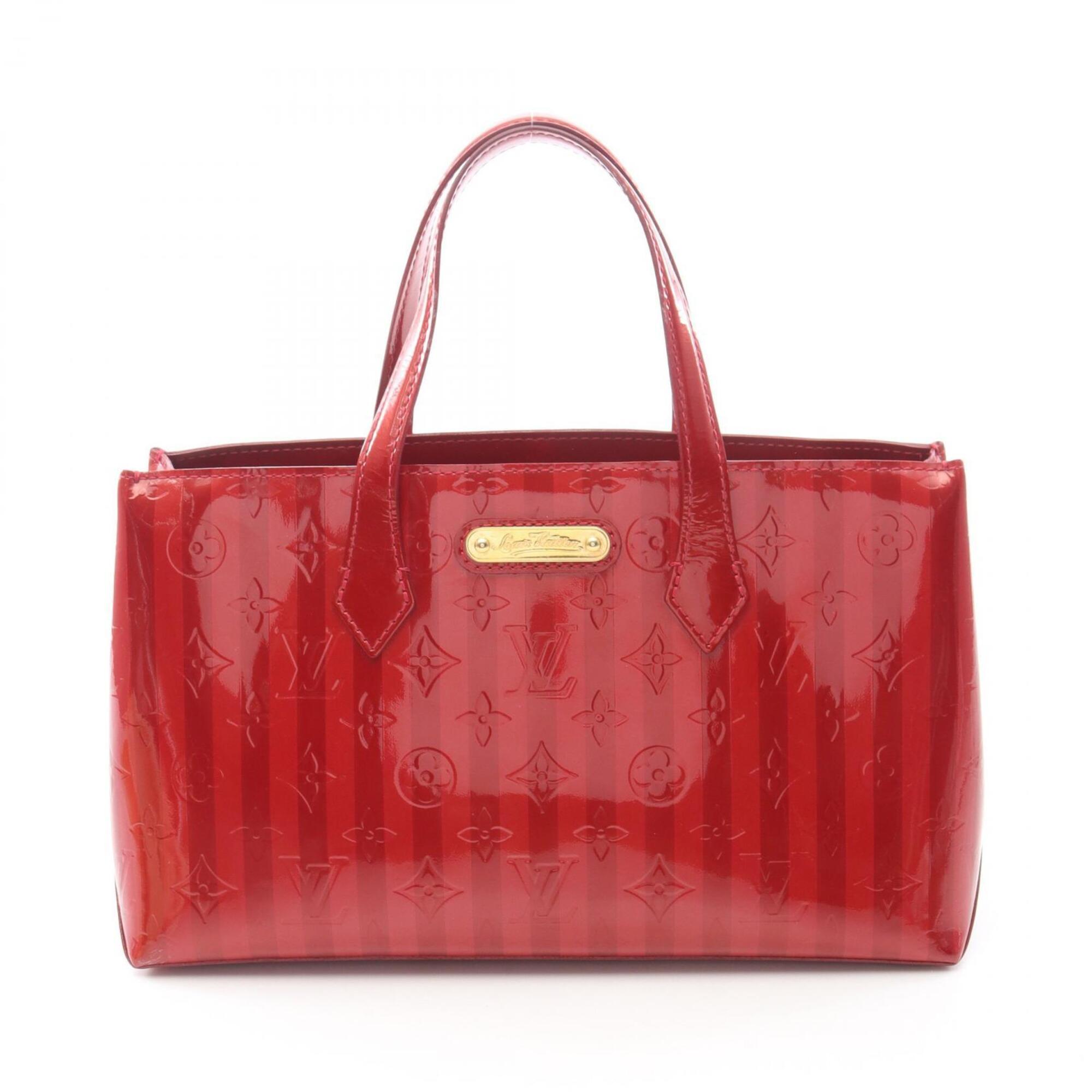 Louis Vuitton Monogram Red Color Monogram Handbag (Pre-Owned)