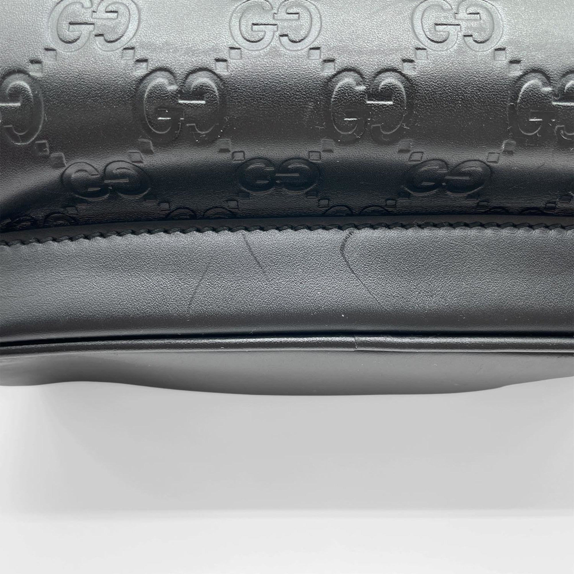 Gucci Black Leather Backpack (Pre-Owned)