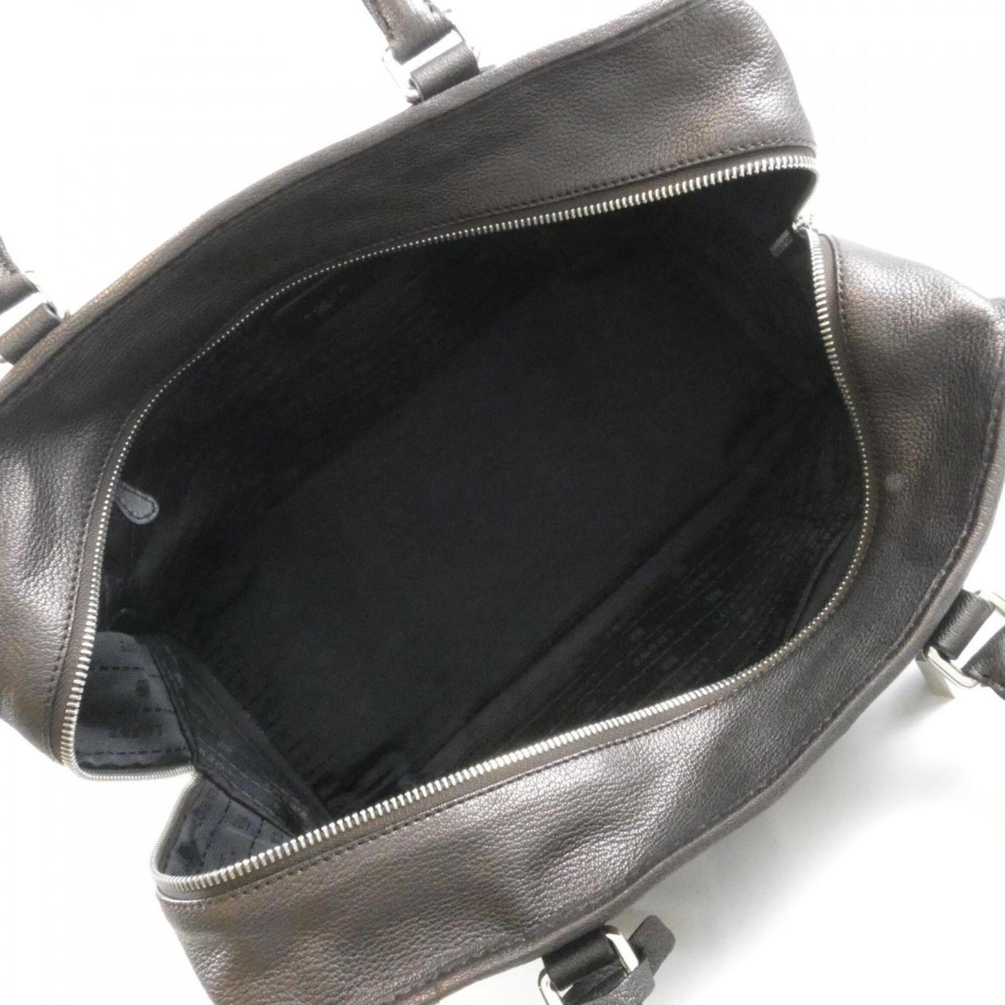 Loewe Silver Leather Handbag (Pre-Owned)