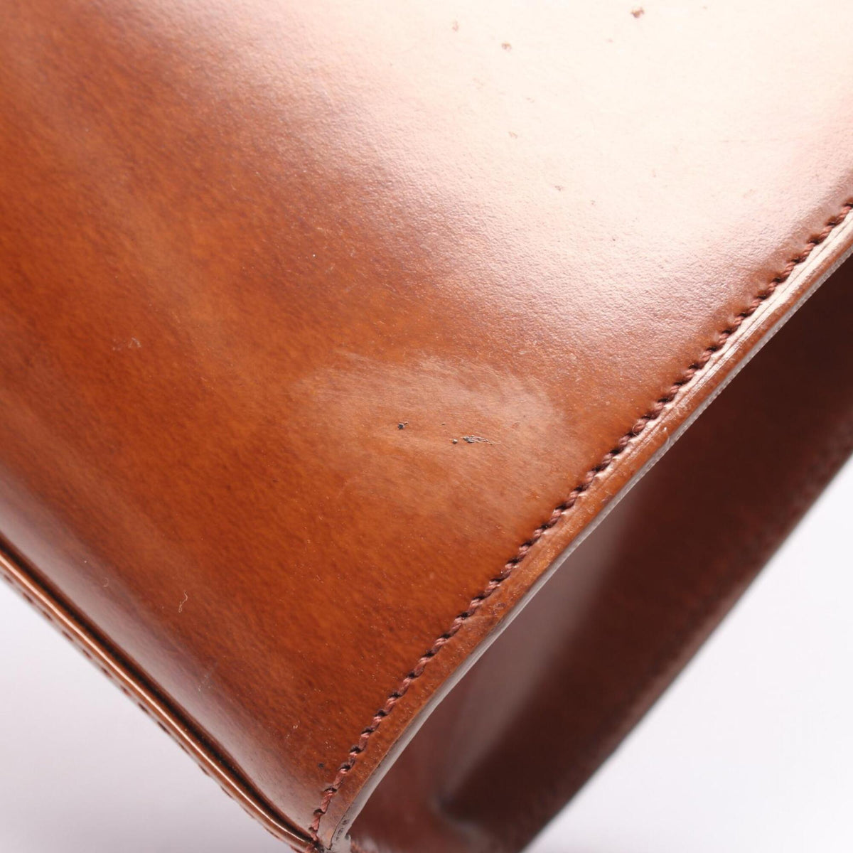 Cartier Panthère Brown Leather Tote Bag (Pre-Owned)