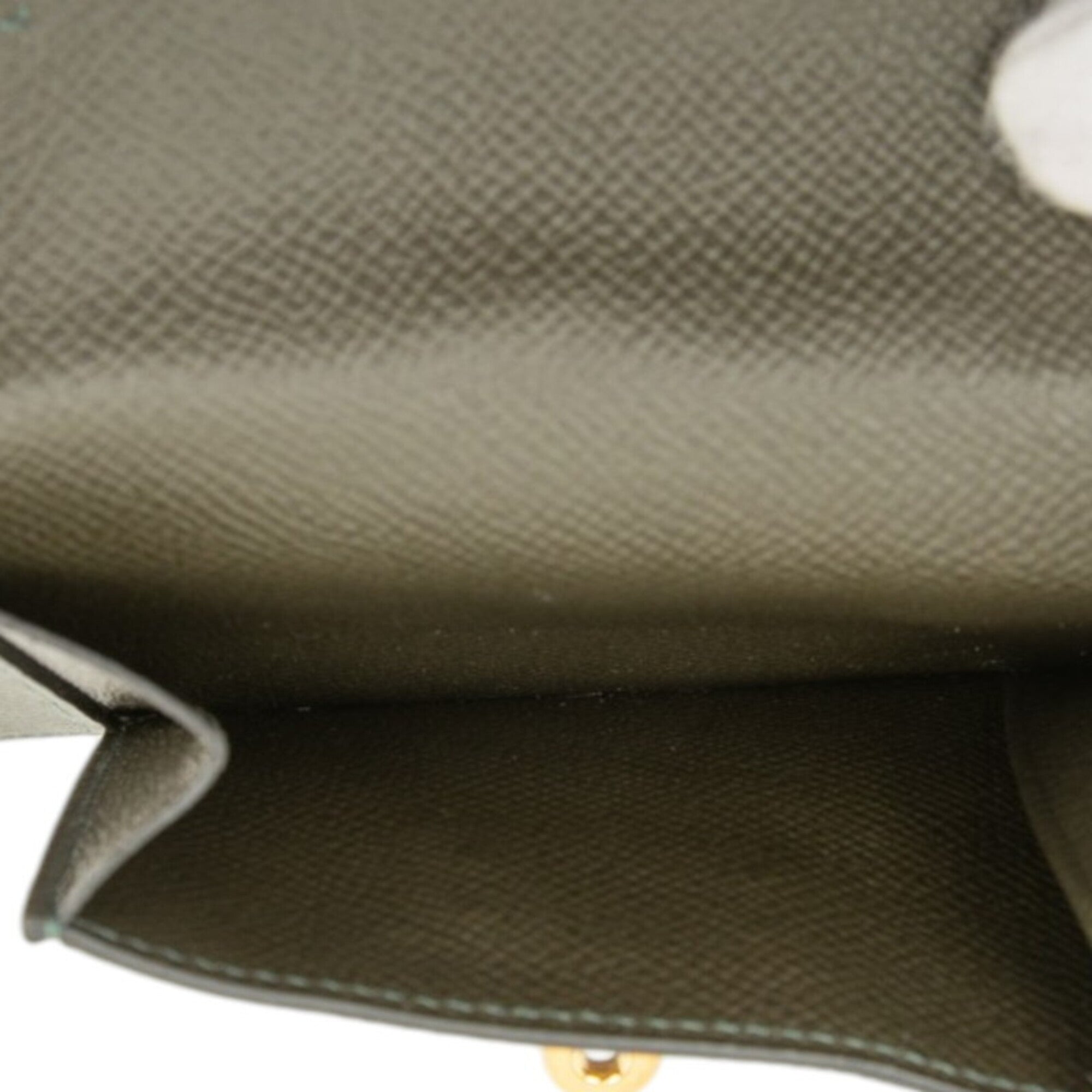 Hermes Khaki Epsom Leather Coin Purse/Coin Case (Pre-Owned)