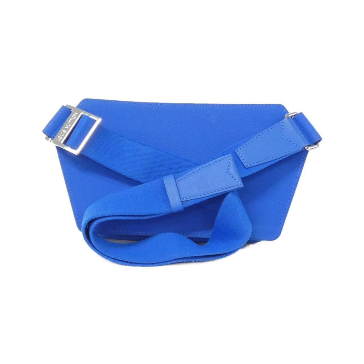 Louis Vuitton Blue Leather Shoulder Bag (Pre-Owned)