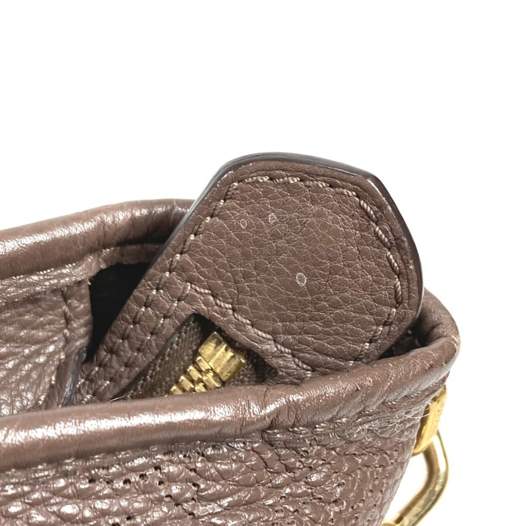 Louis Vuitton Brown Monogram Mahina Leather Leather Handbag Shoulder Bag Tote Bag (Pre-Owned)
