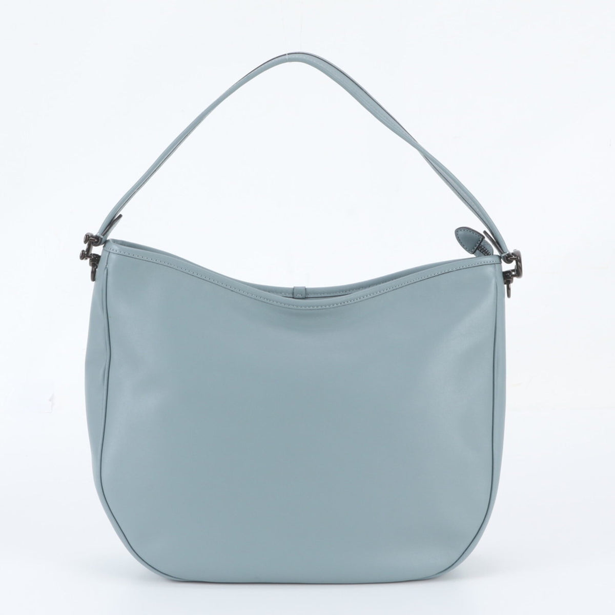Coach Blue Leather Handbag Shoulder Bag (Pre-Owned)