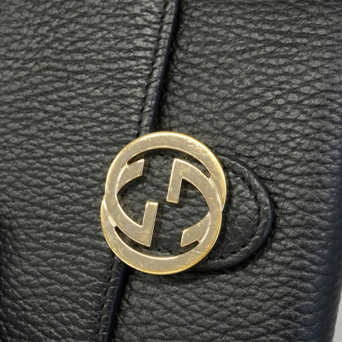 Gucci Black Leather Wallet (Bi-Fold) (Pre-Owned)