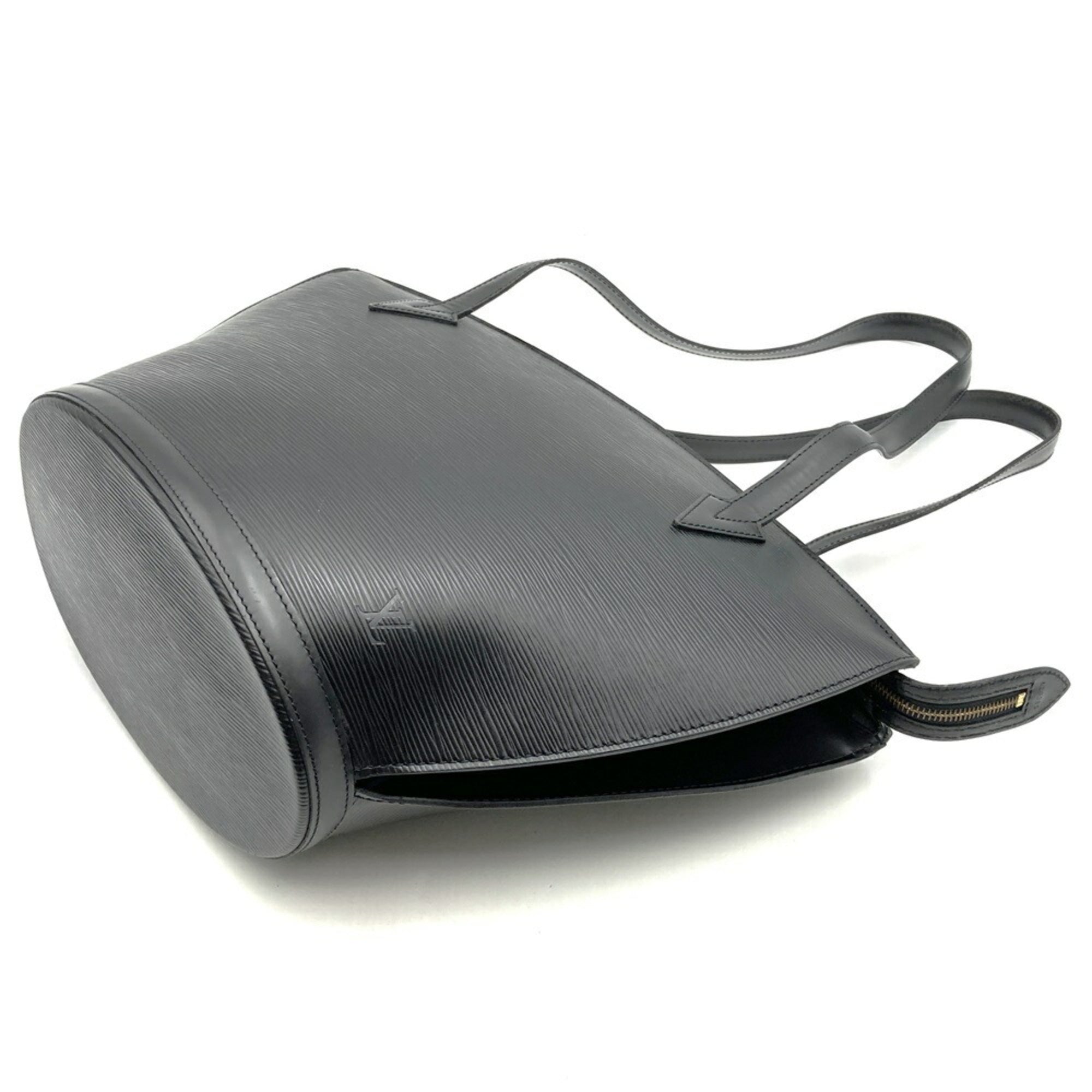 Louis Vuitton Black Noir Epi Leather Shoulder Bag (Pre-Owned)