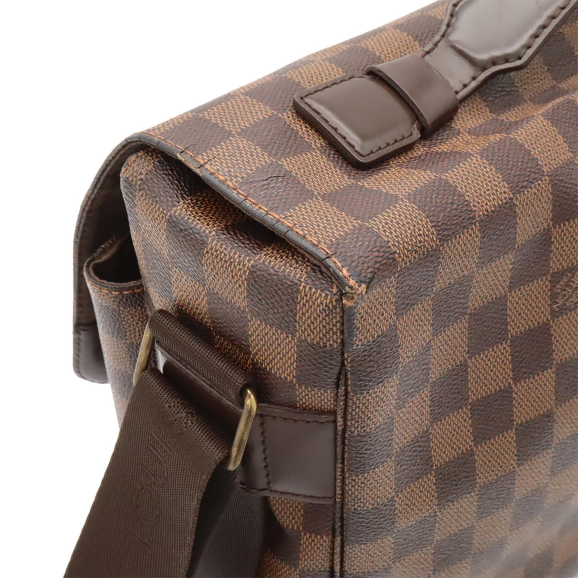 Louis Vuitton Brown Damier Canvas Galle Damier Canvas Handbag Shoulder Bag (Pre-Owned)
