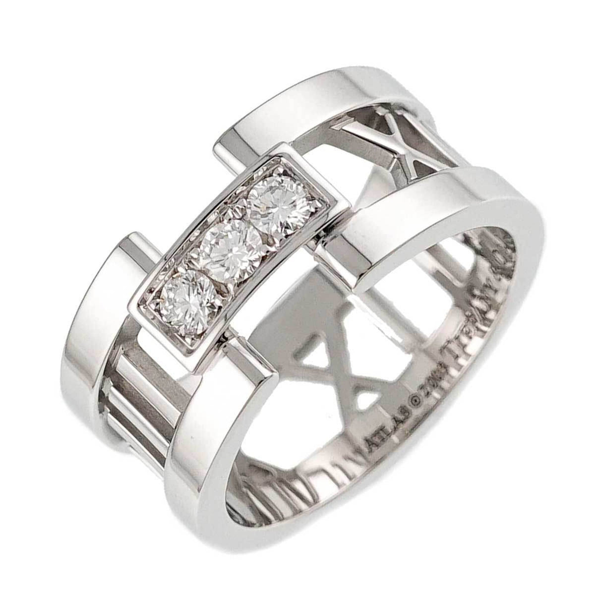 Tiffany White Gold (18K) Band Ring (Pre-Owned)