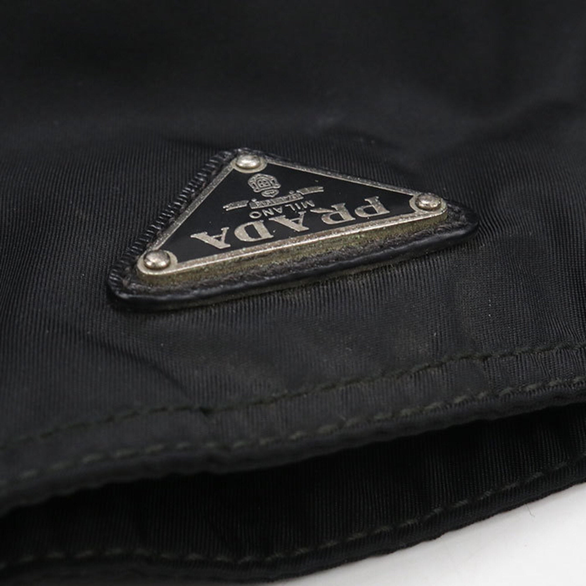 Prada Black Nylon Tote Bag (Pre-Owned)