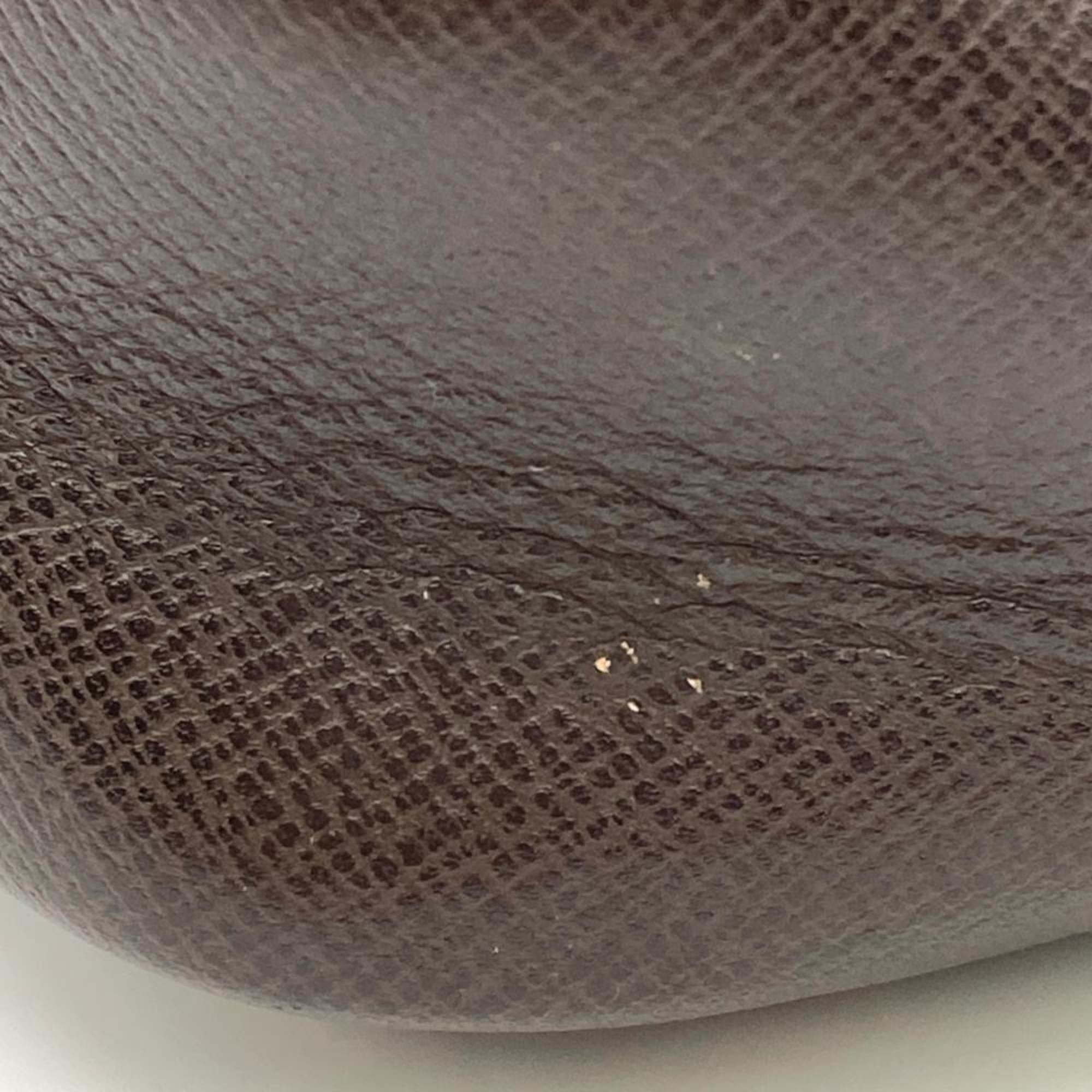 Louis Vuitton Damier Brown Damier Canvas Ebene Pvc Pochette Pouch (Pre-Owned)