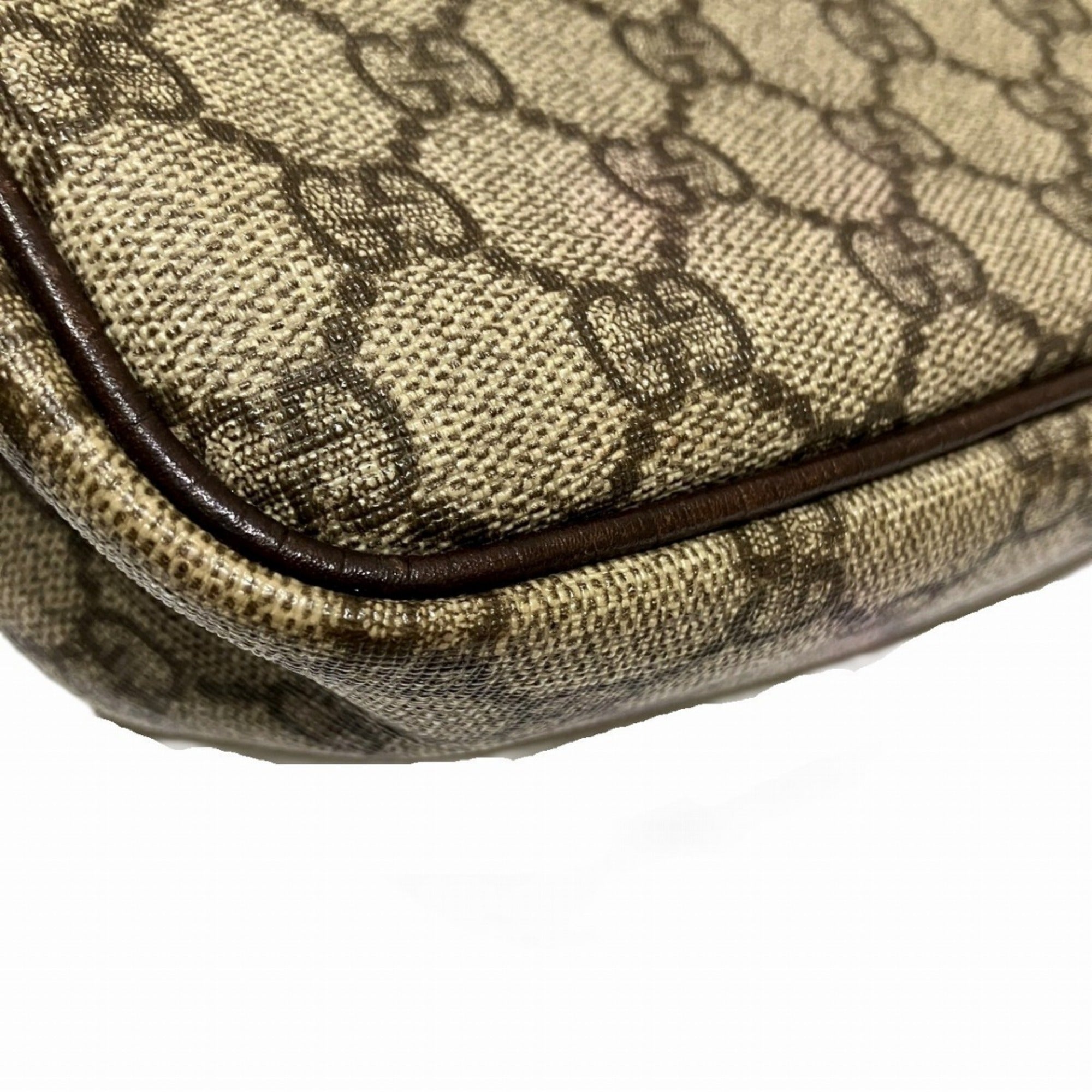 Gucci Beige Pvc Shoulder Bag (Pre-Owned)