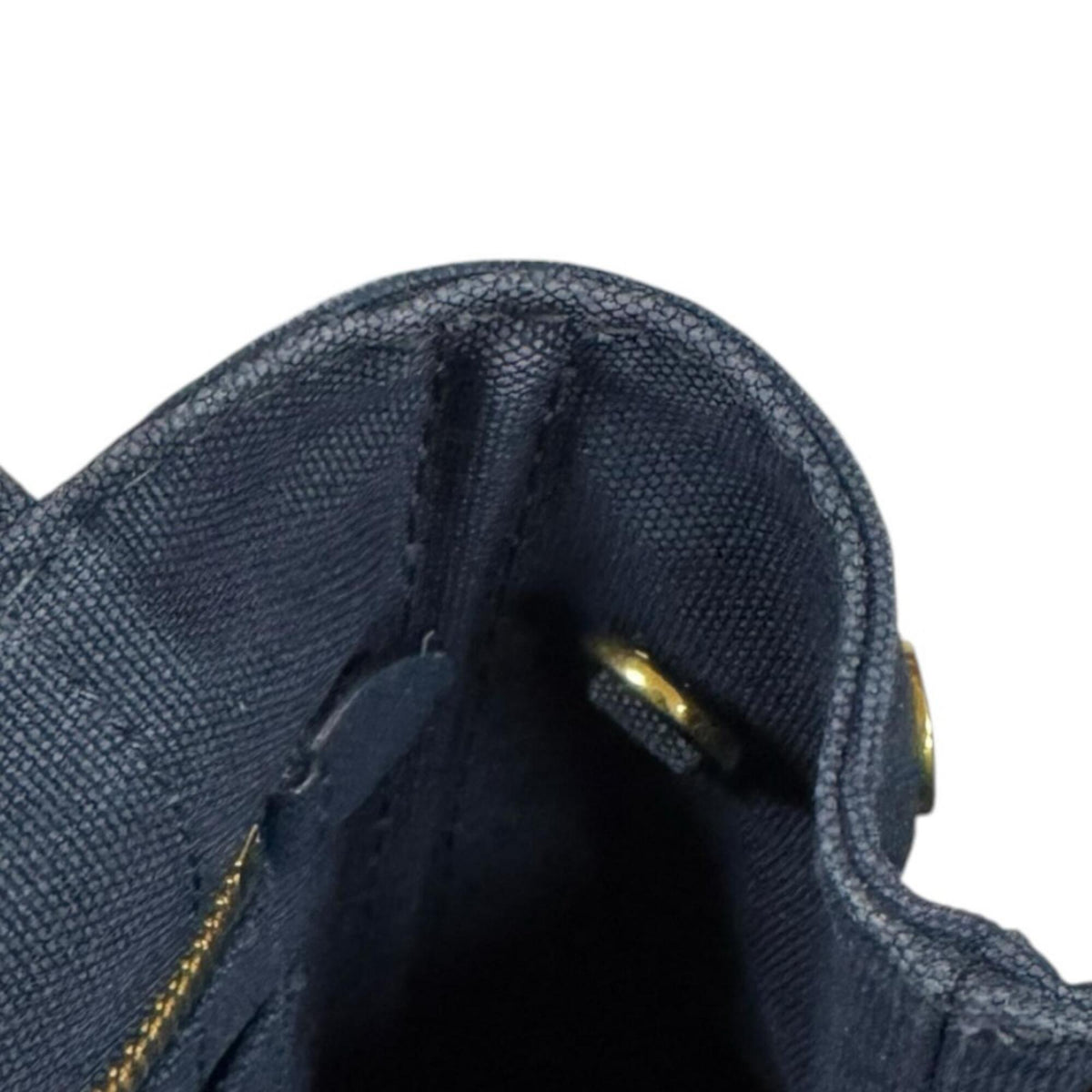 Prada Navy Canvas Shoulder Bag (Pre-Owned)