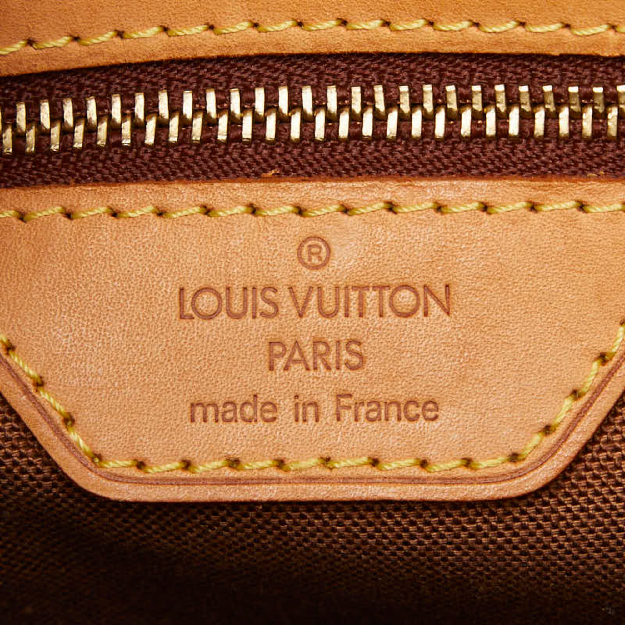 Louis Vuitton Monogram Brown Pvc Leather Shoulder Bag Tote Bag (Pre-Owned)