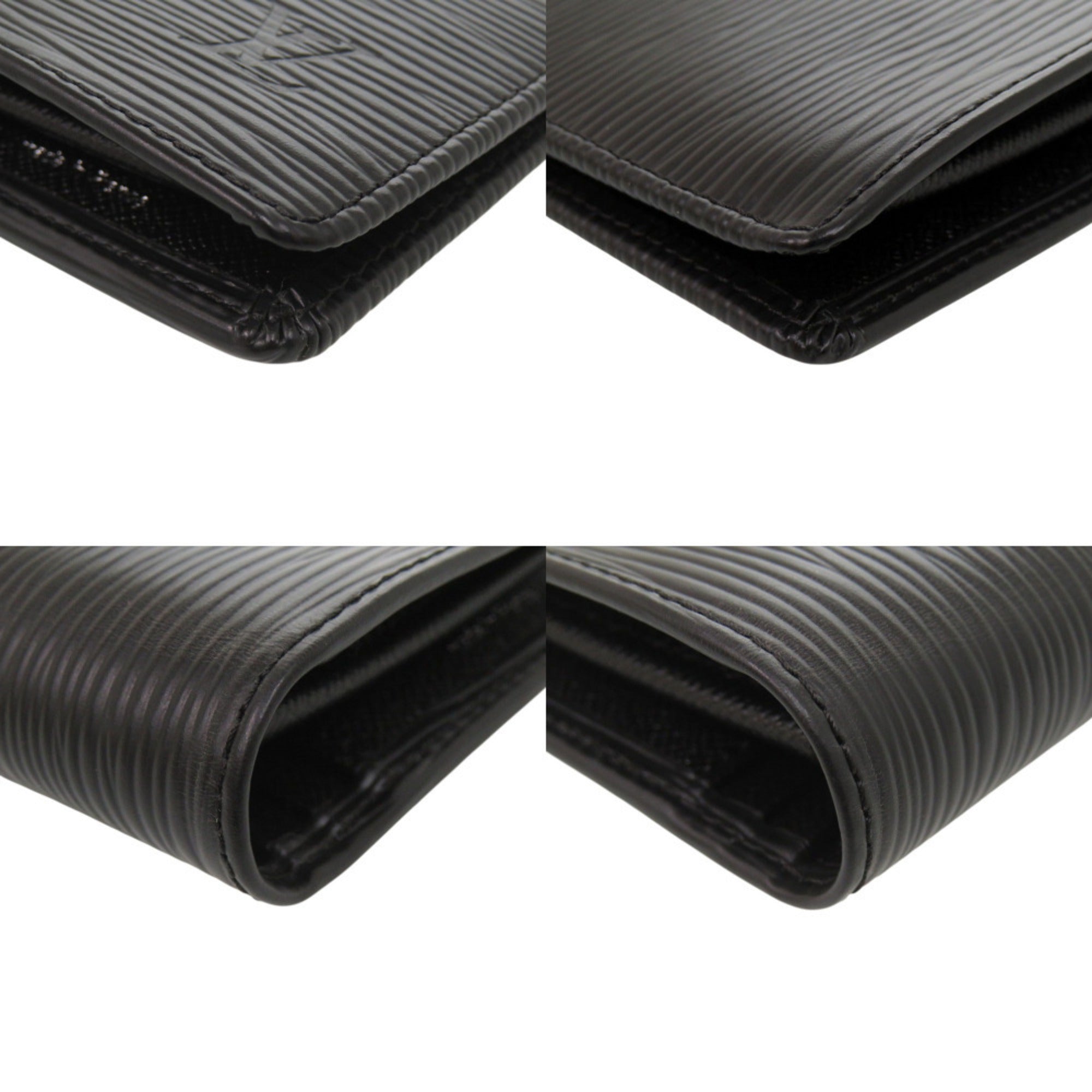 Louis Vuitton Noir Epi Leather Long Wallet (Bi-Fold) (Pre-Owned)